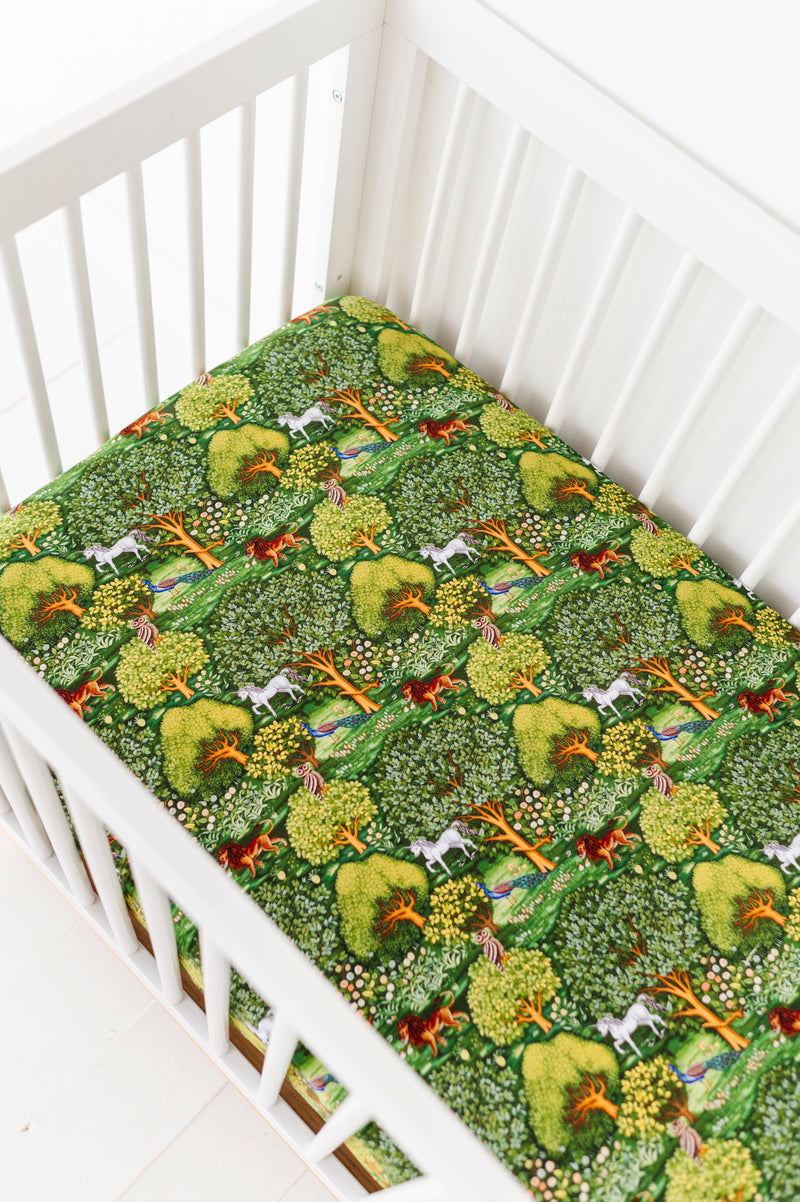 Medieval Gardens Crib Sheet