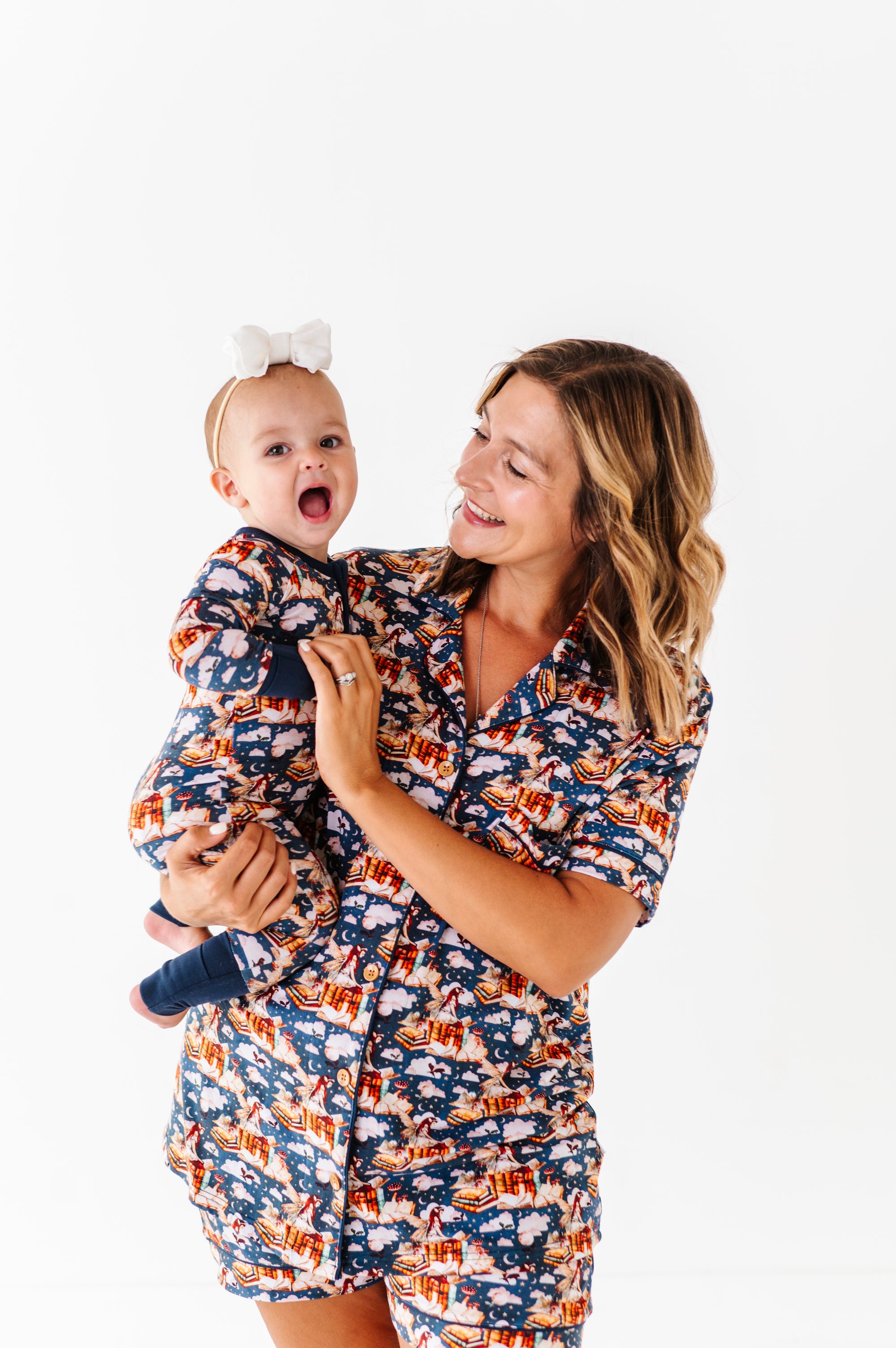 Fae Library Relaxed Short-Sleeve PJ Set