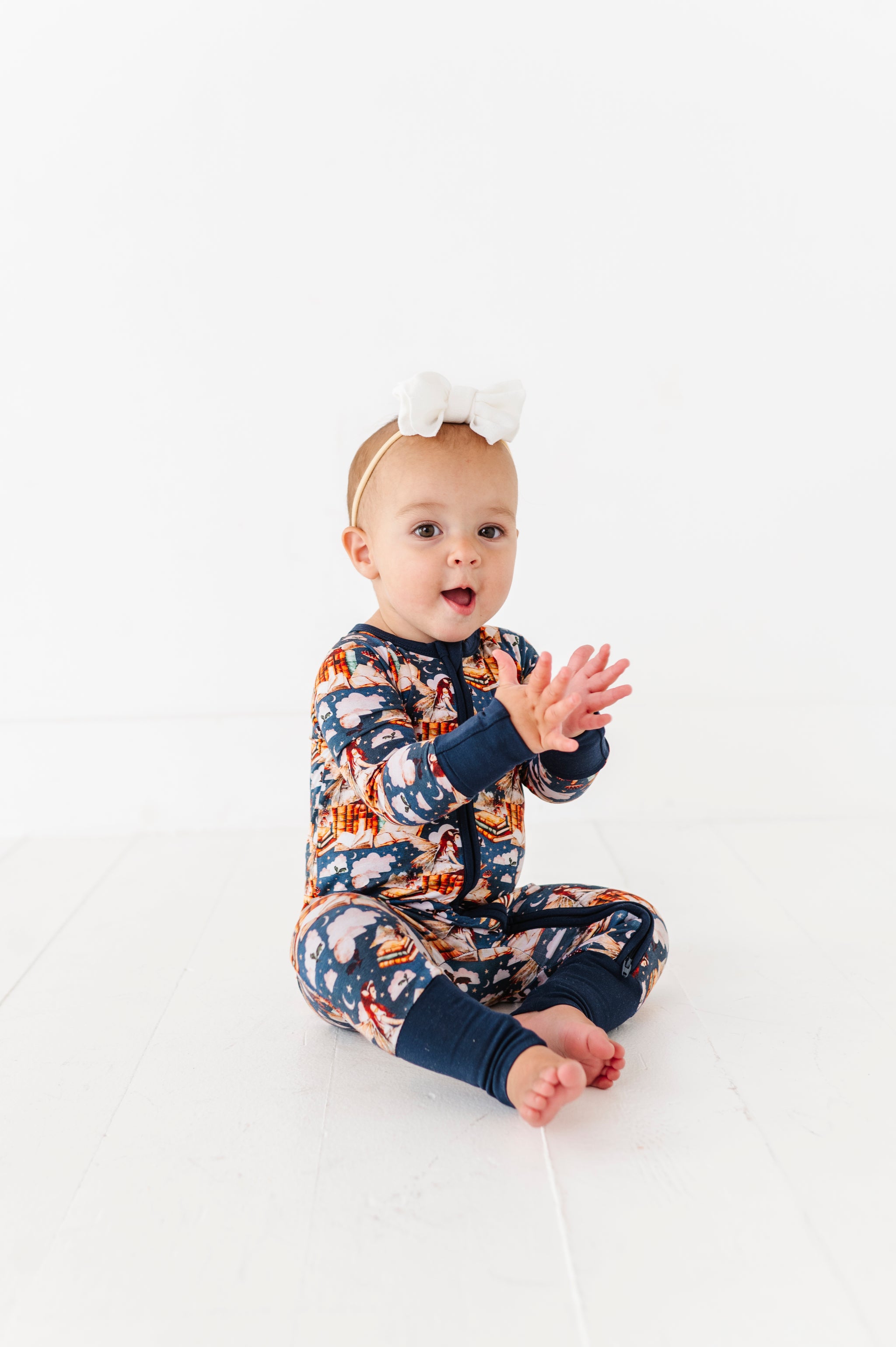 Fae Library Zip Romper