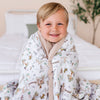 100 Acre Map Quilted Oversized Blanket