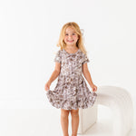 The Lord of The Rings™ Hobbiton™ Toile Girls' Twirl Dress + Shorts