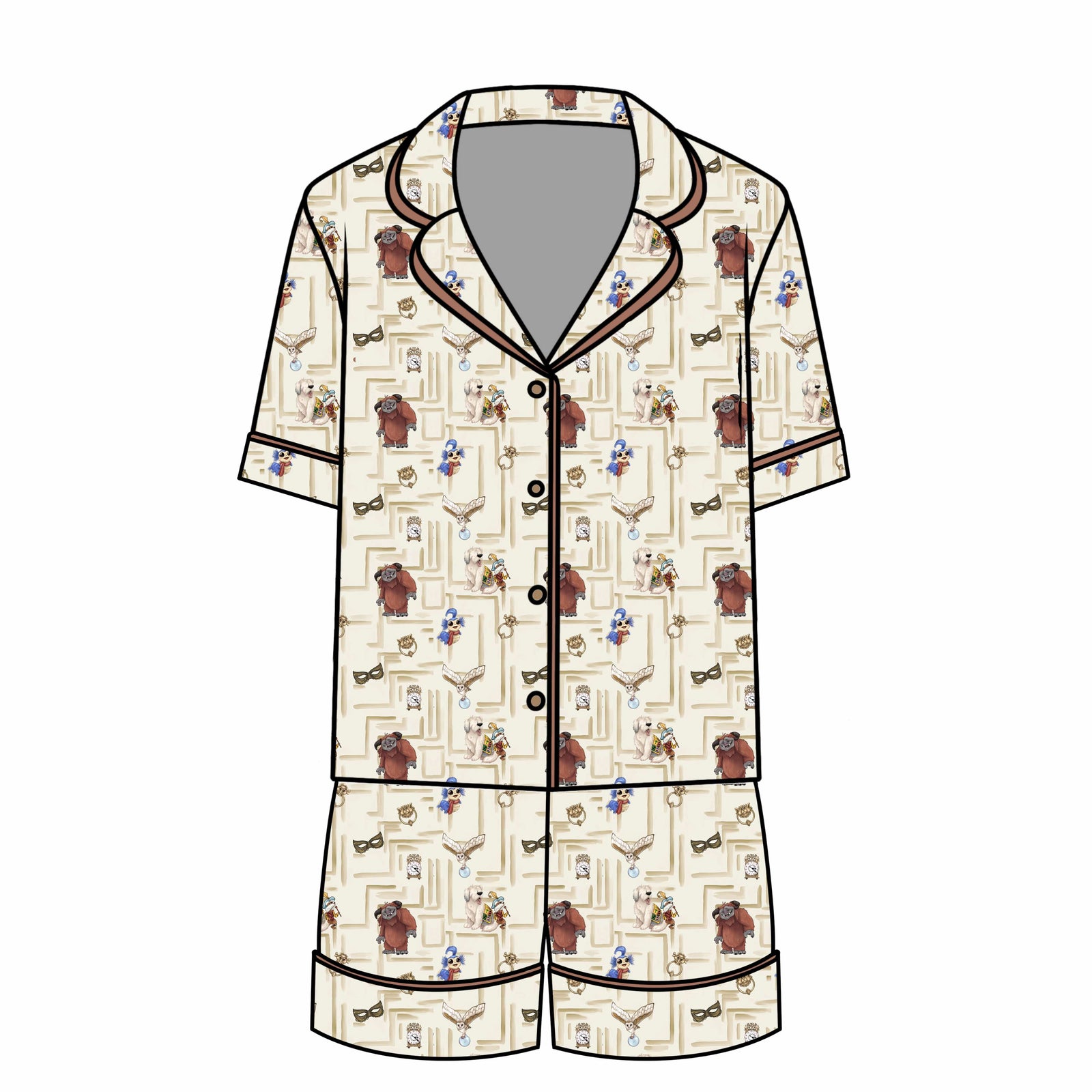 Labyrinth™ Icons Women's Relaxed Short-Sleeve PJ Set Pre-Order