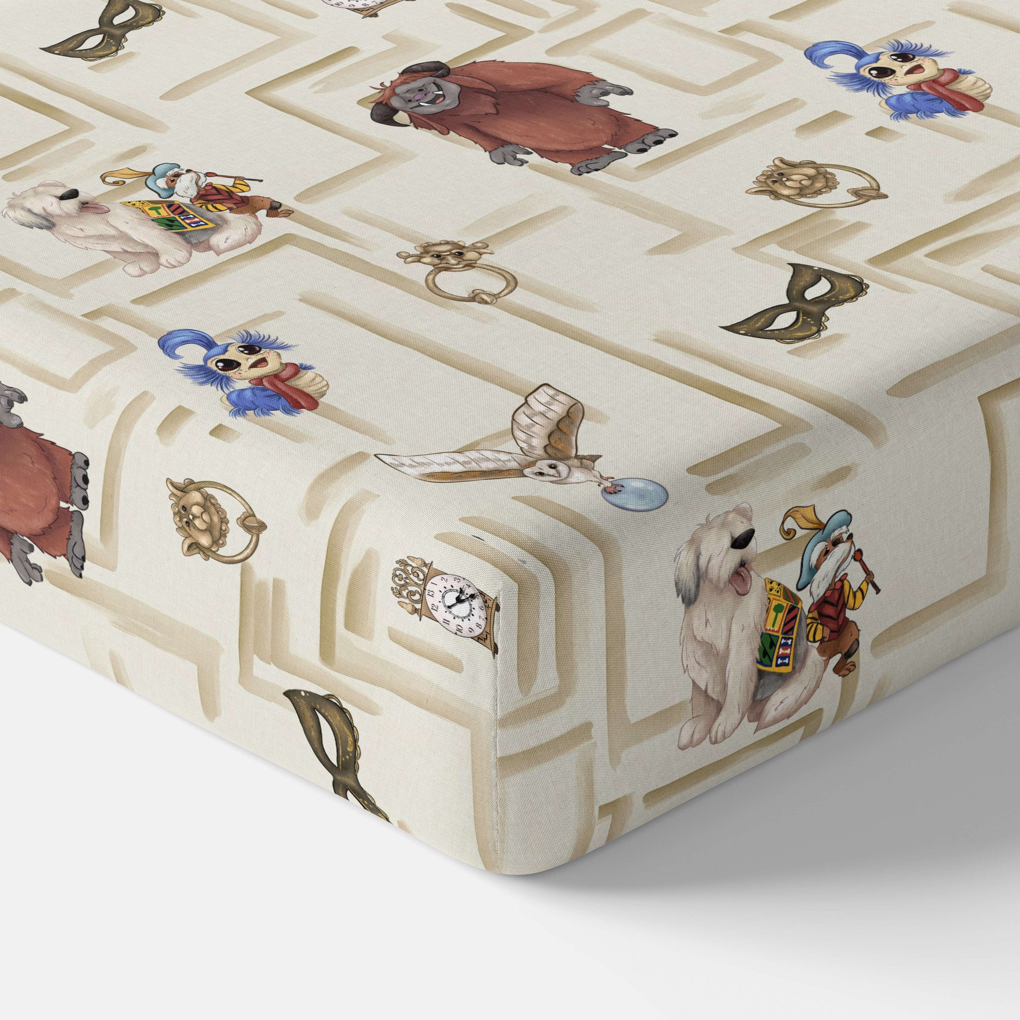 Labyrinth™ Icons Crib Sheet
