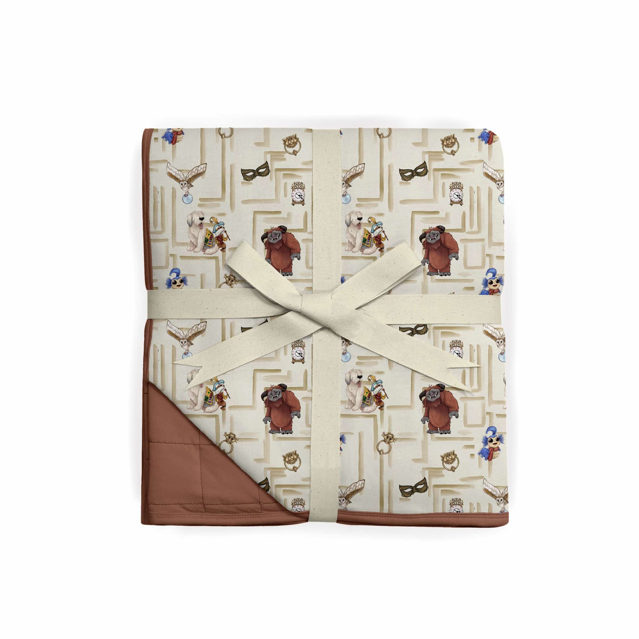 Labyrinth™ Icons Quilted Oversized Blanket