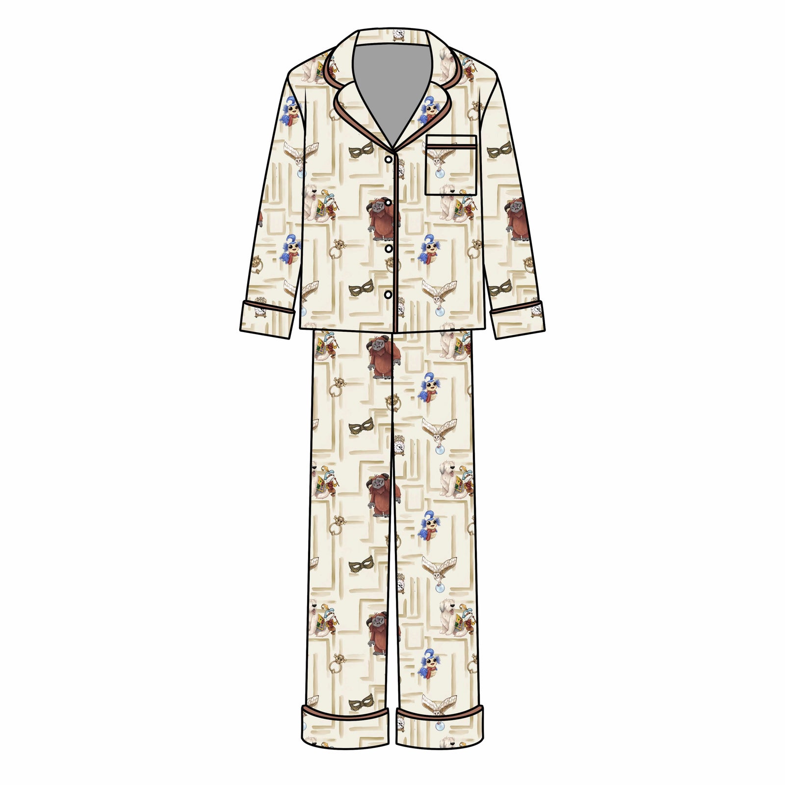 Labyrinth™ Icons Women's Relaxed Long-Sleeve PJ Set Pre-Order