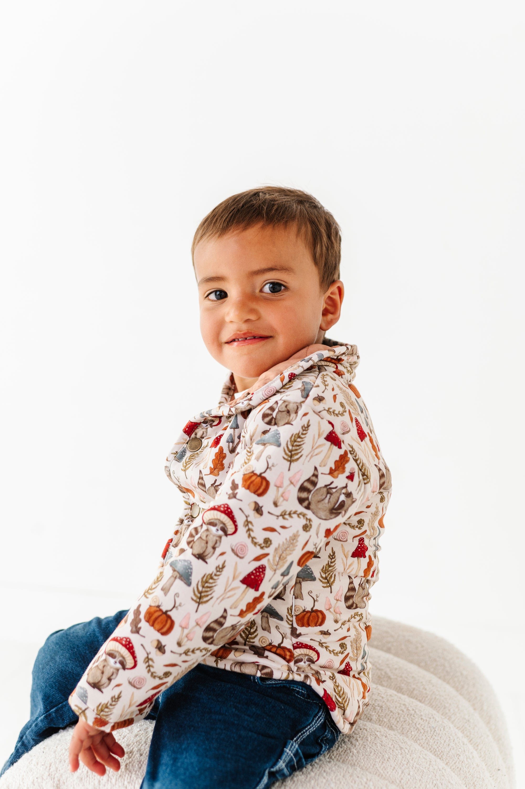 Cottagecore Critters Kids' Quilted Jacket