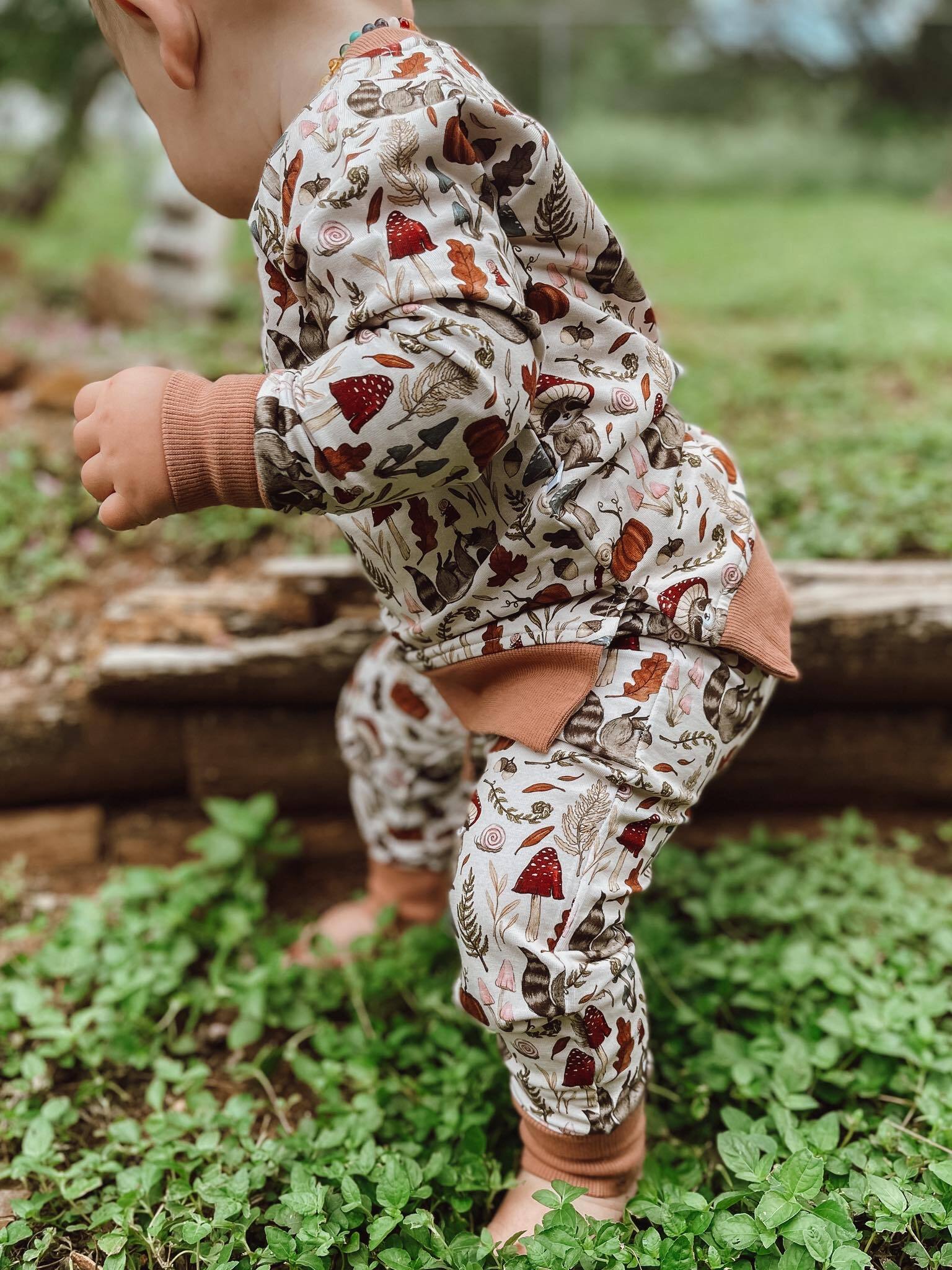 Cottagecore Critters Kids' Jogger Set
