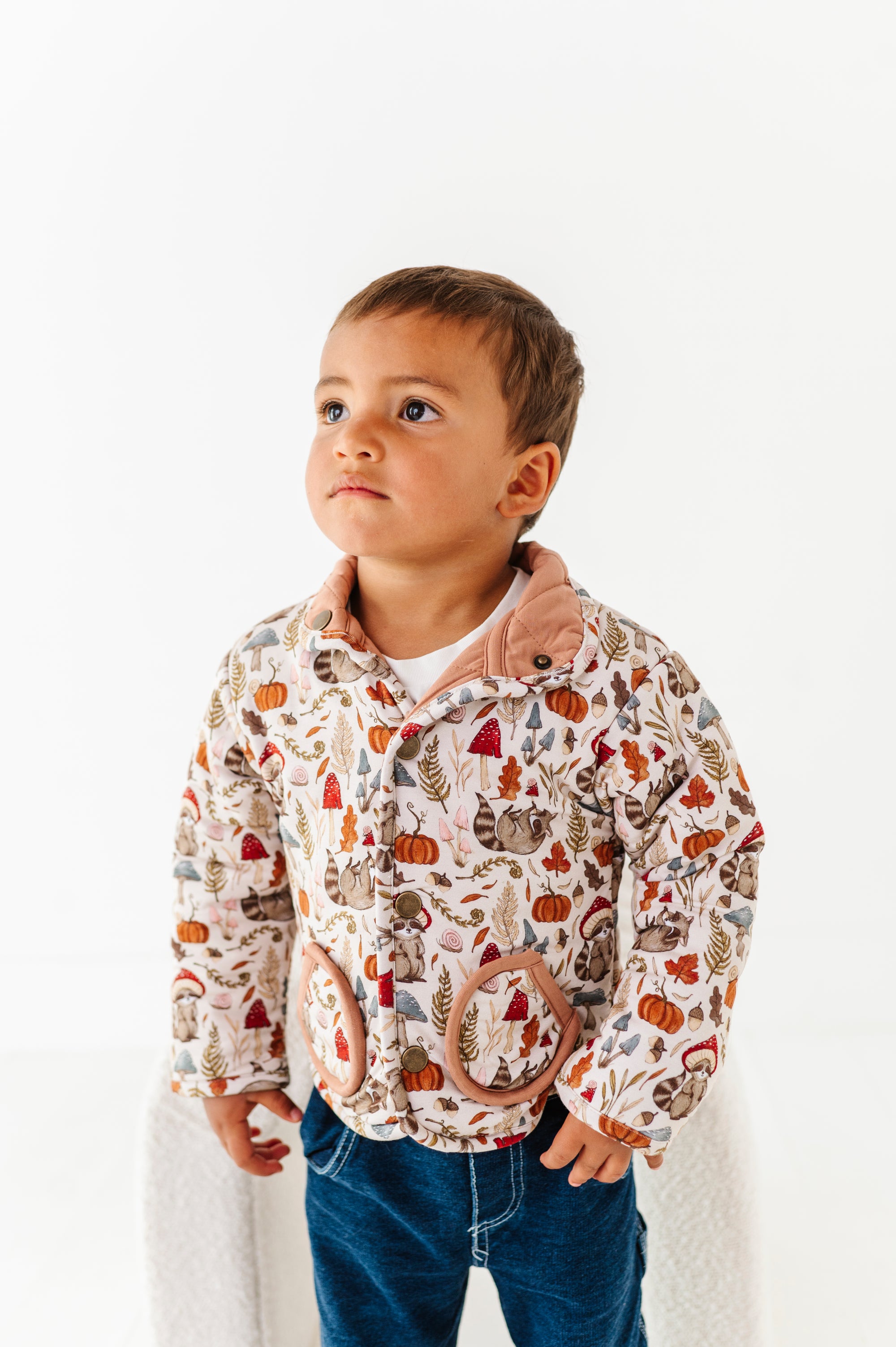 Cottagecore Critters Kids' Quilted Jacket