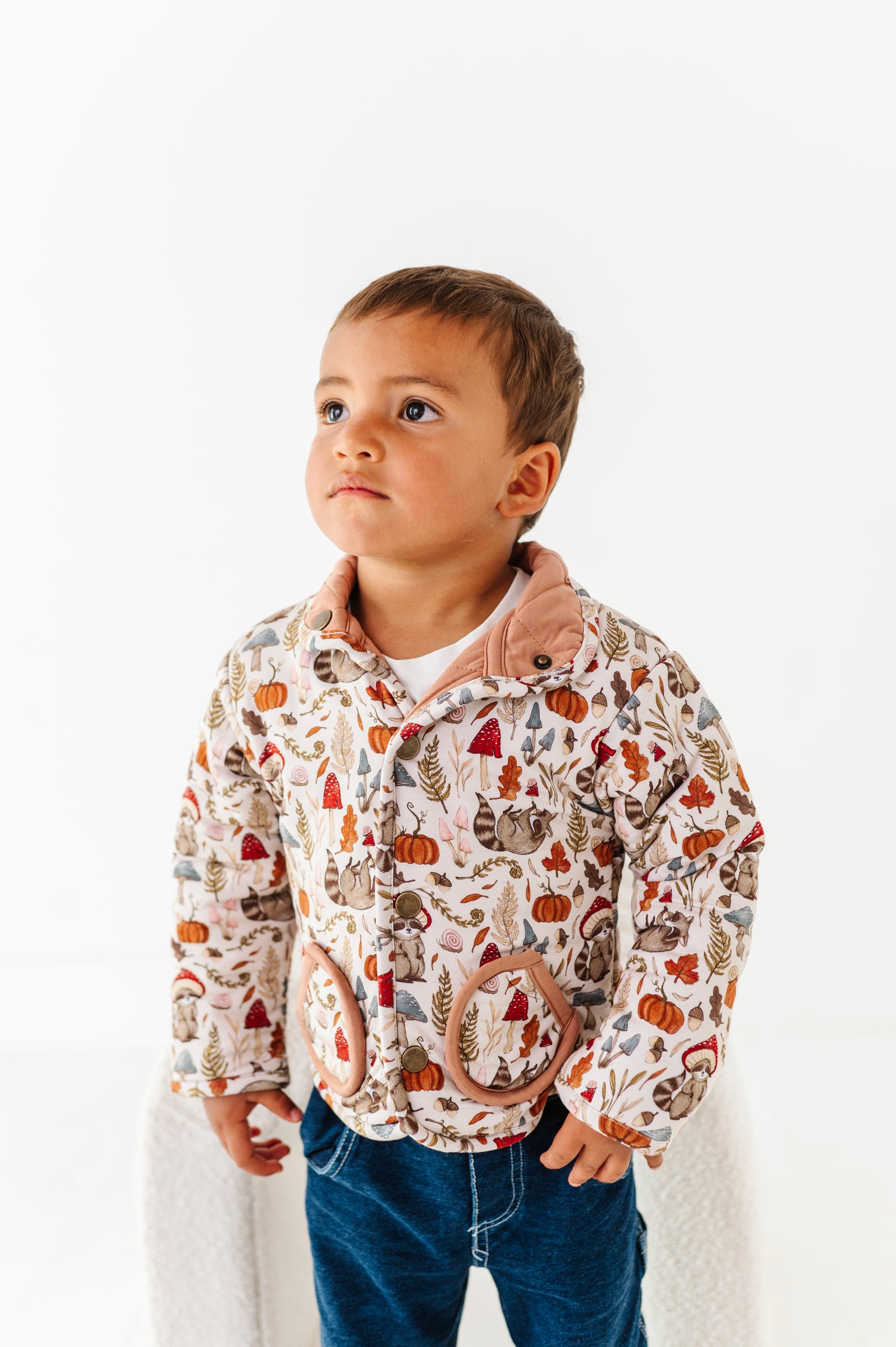 Cottagecore Critters Kids' Quilted Jacket