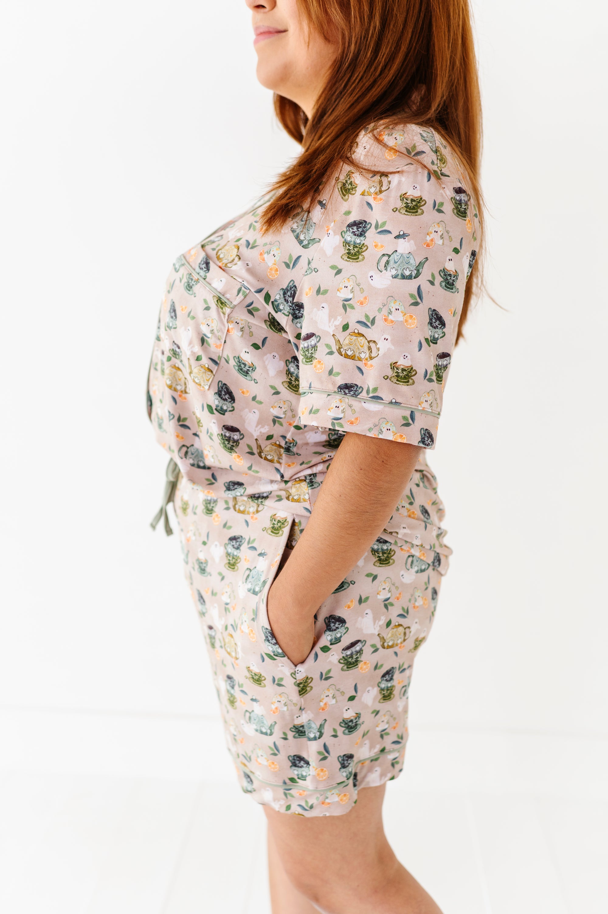 Boo Tea Relaxed Short-Sleeve PJ Set