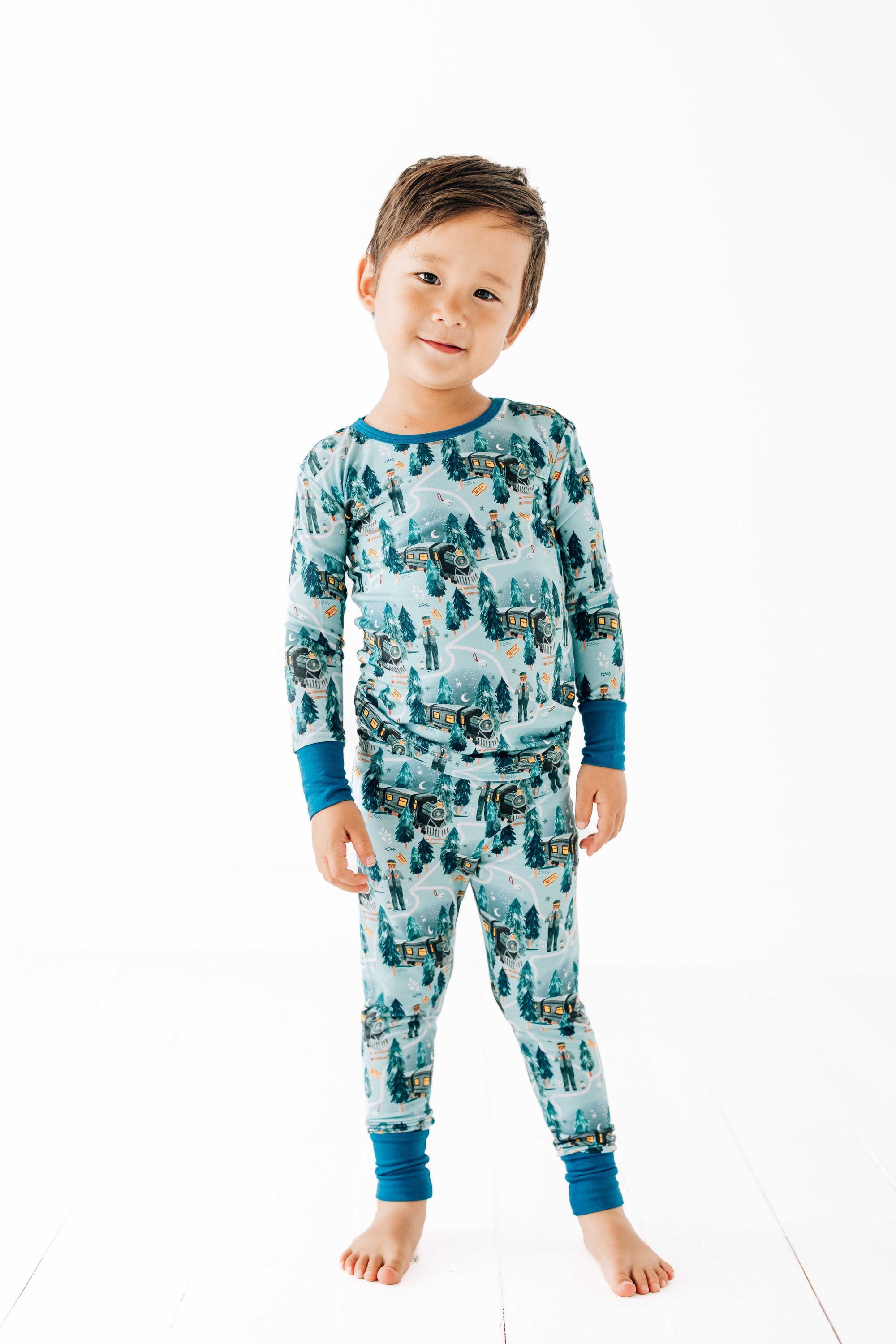 All Aboard Two-Piece Pajama Set