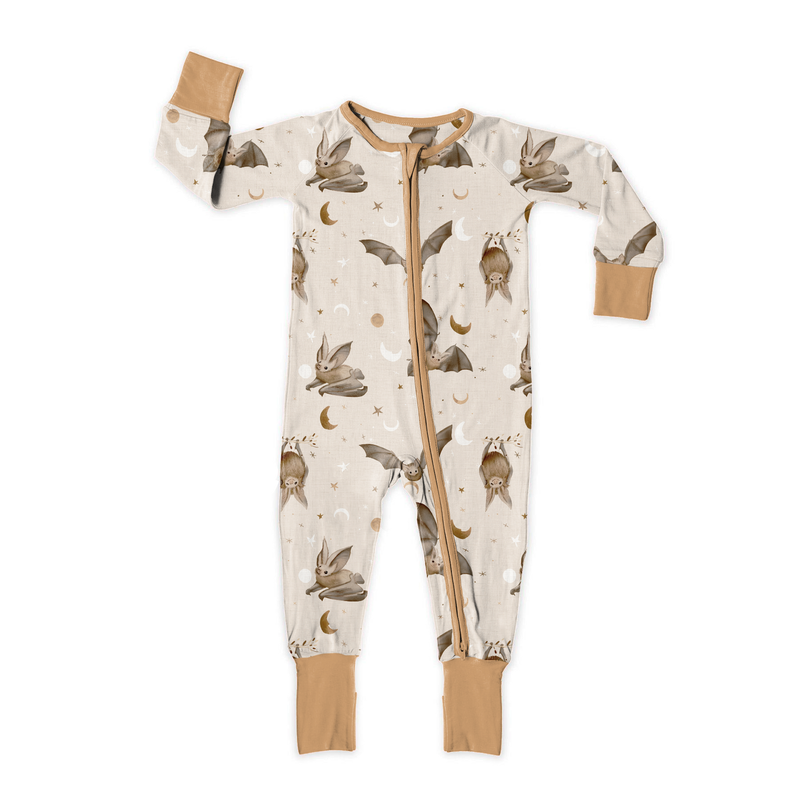 Lunar Bats Zip Romper