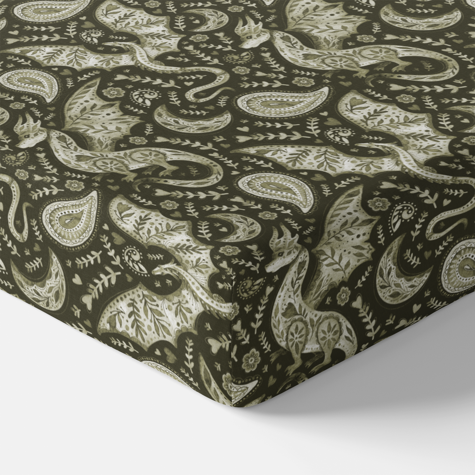Dragon Thyme Crib Sheet