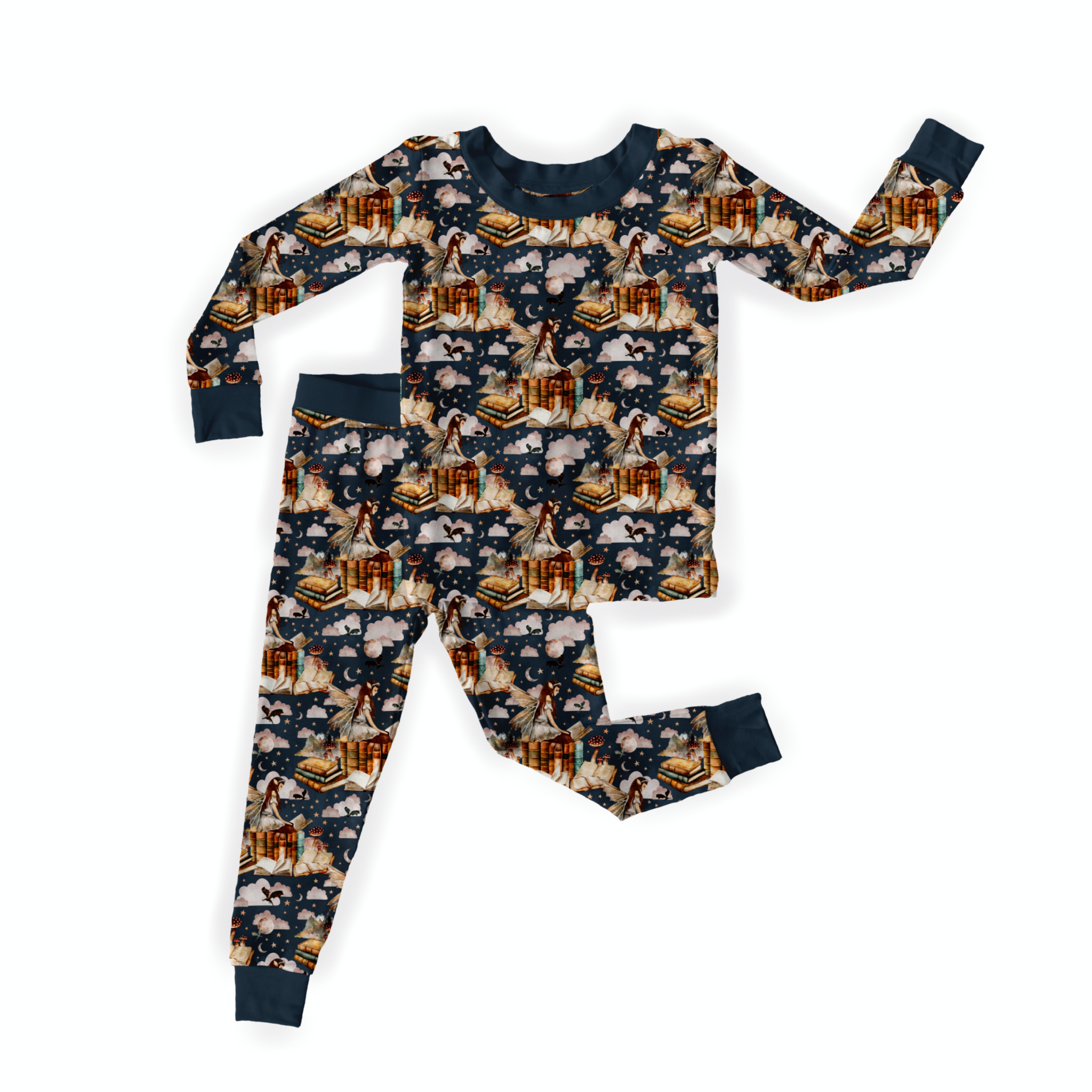 Fae Library Two-Piece Pajama Set