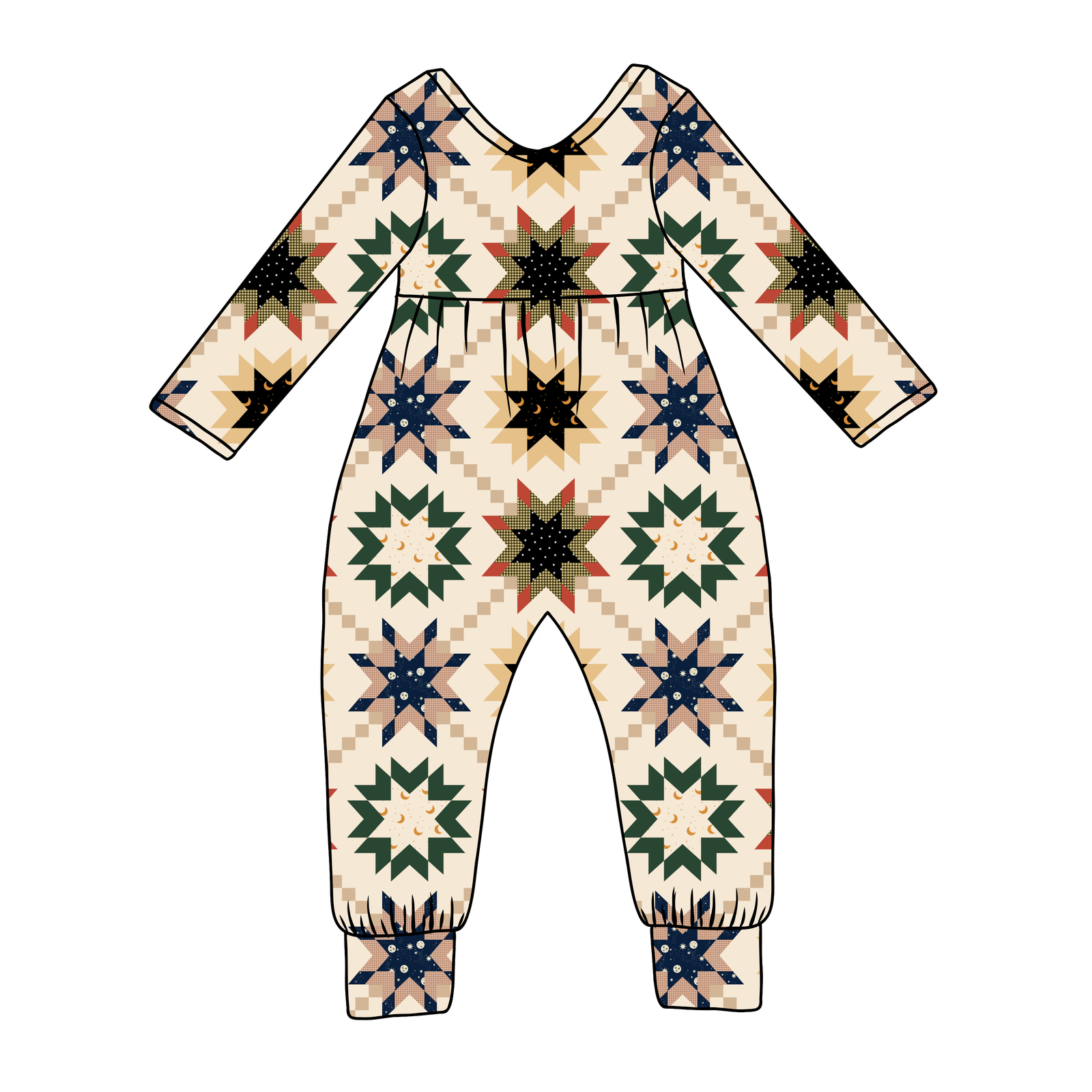 Festive Quilt Kids’ Twiggy Romper