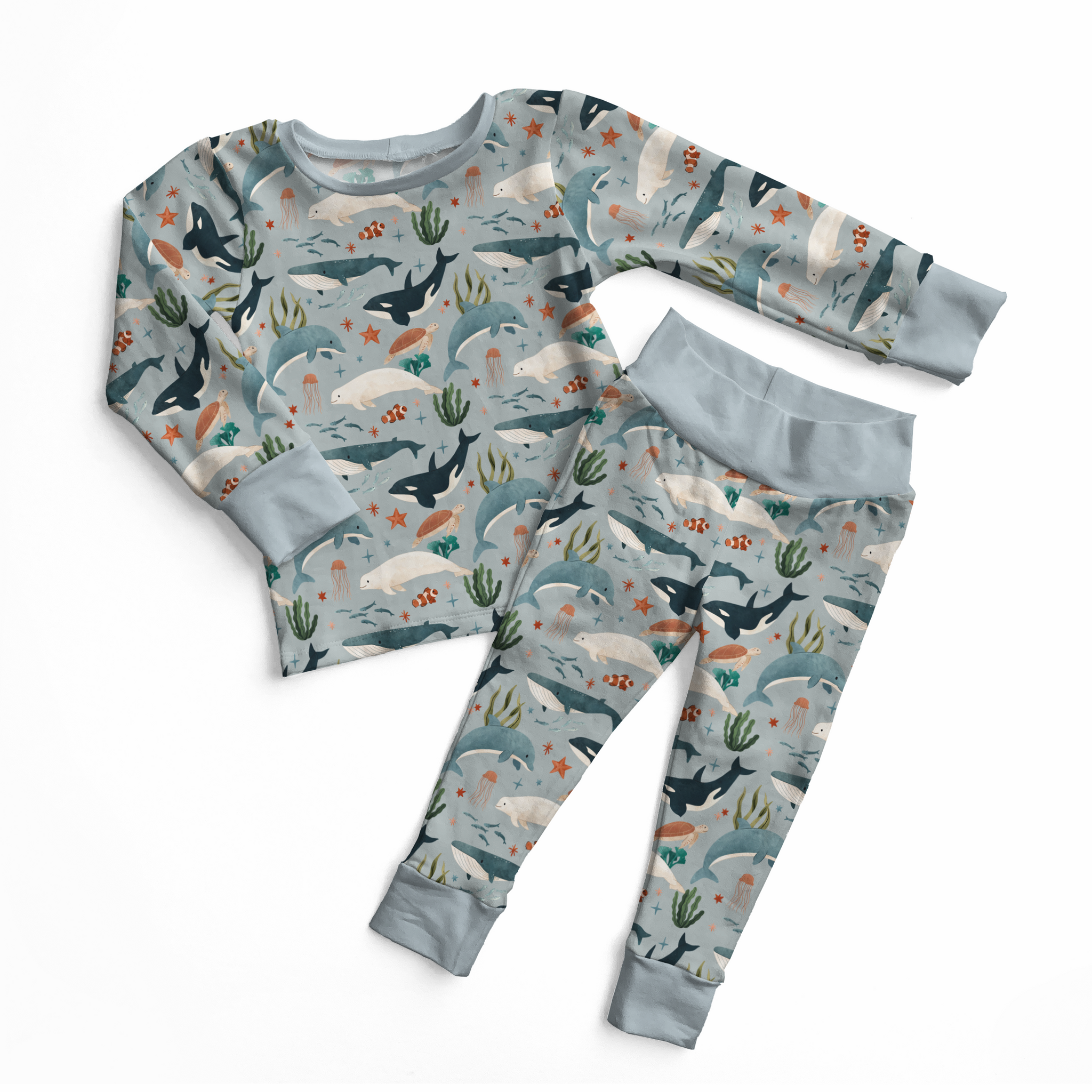 Fintastic Friends Two-Piece Pajama Set