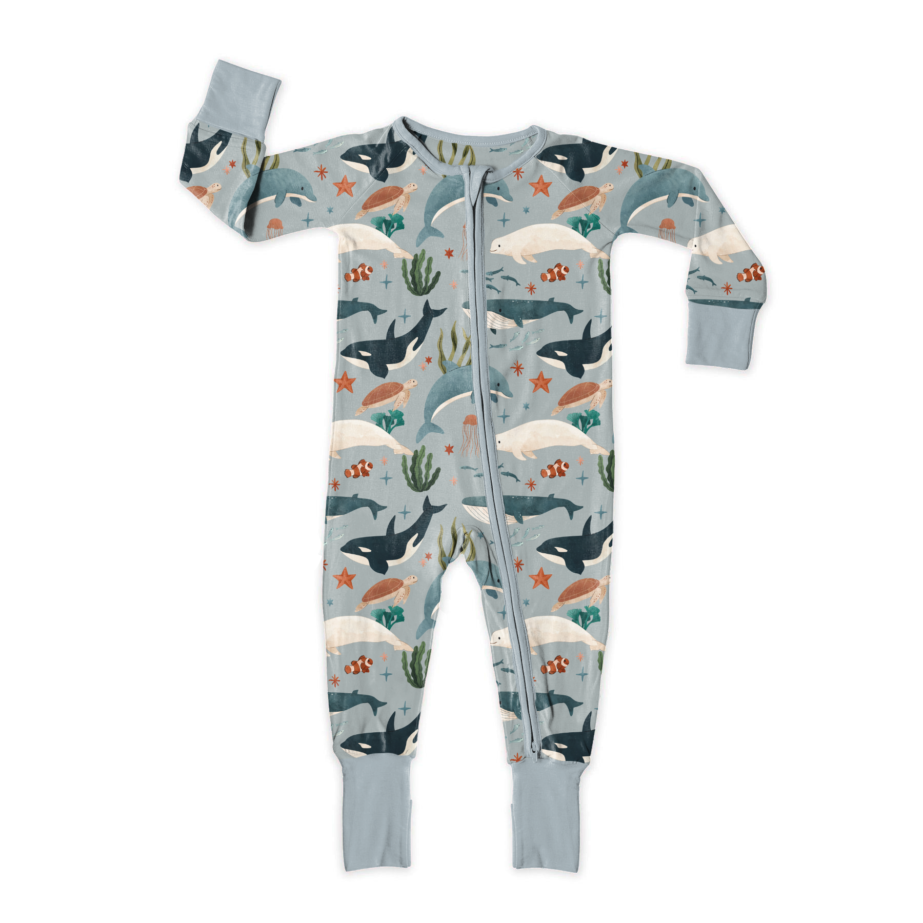 Fintastic Friends Zip Romper