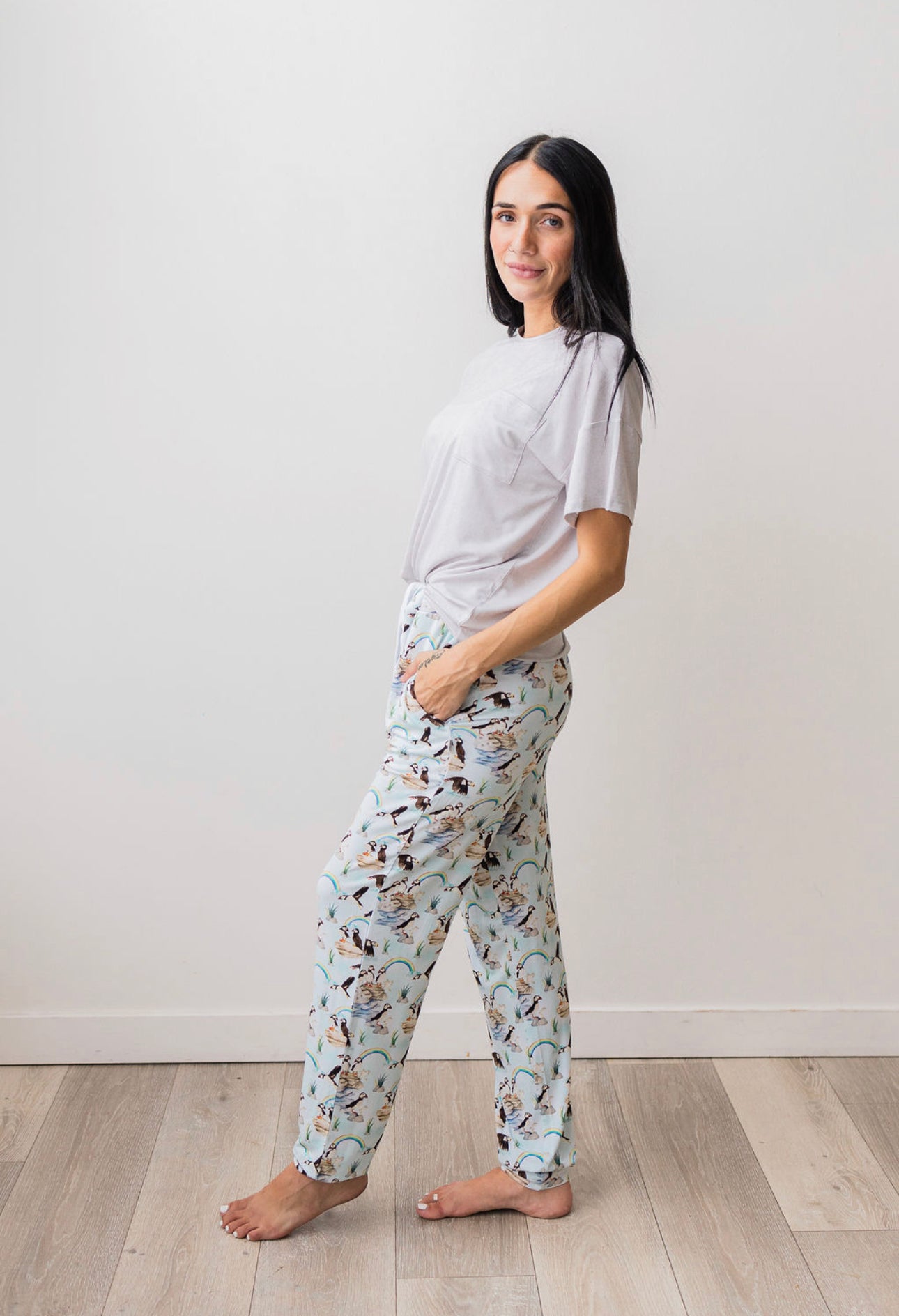 Puffin Point Adult Jogger Pajama Pants
