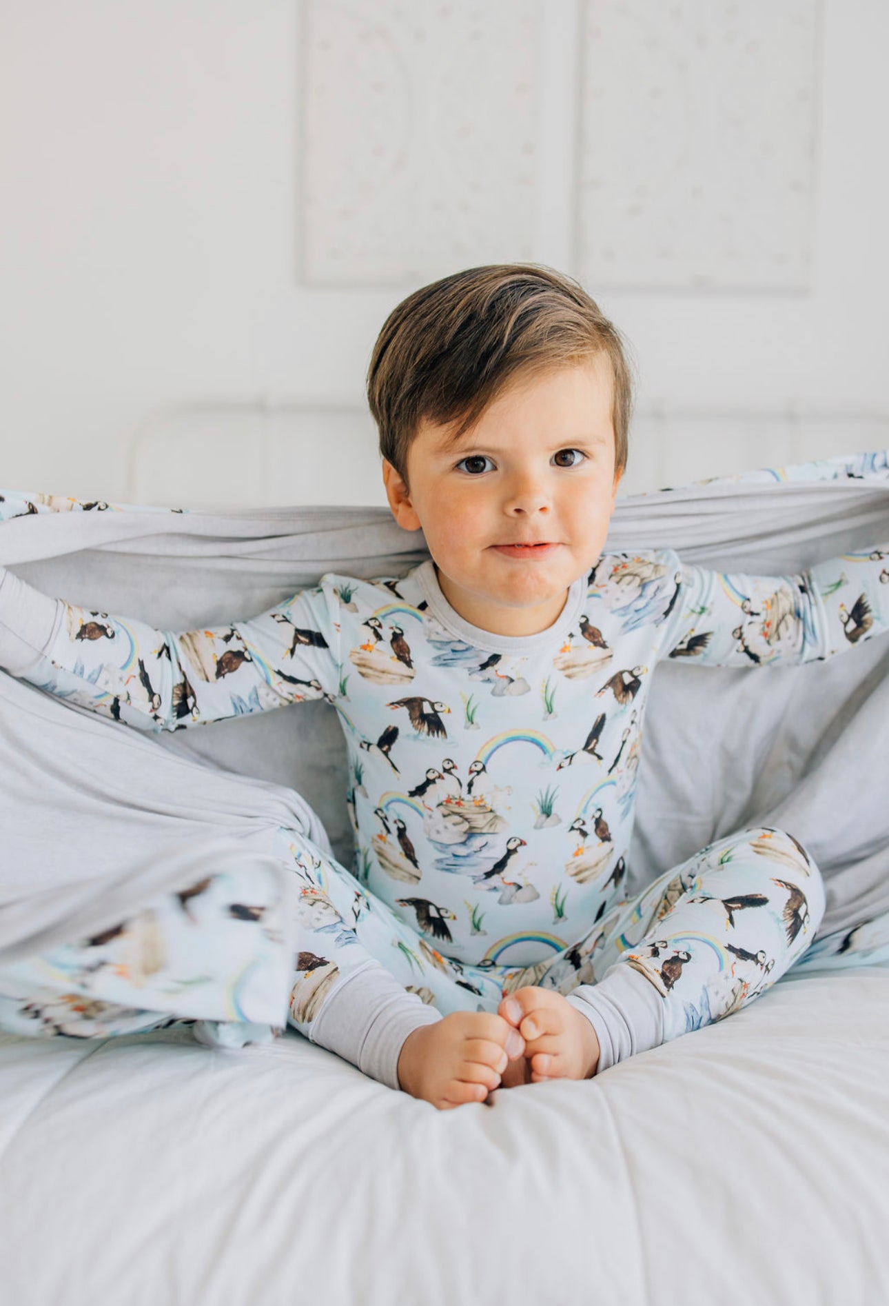 Puffin Point Two-Piece Pajama Set