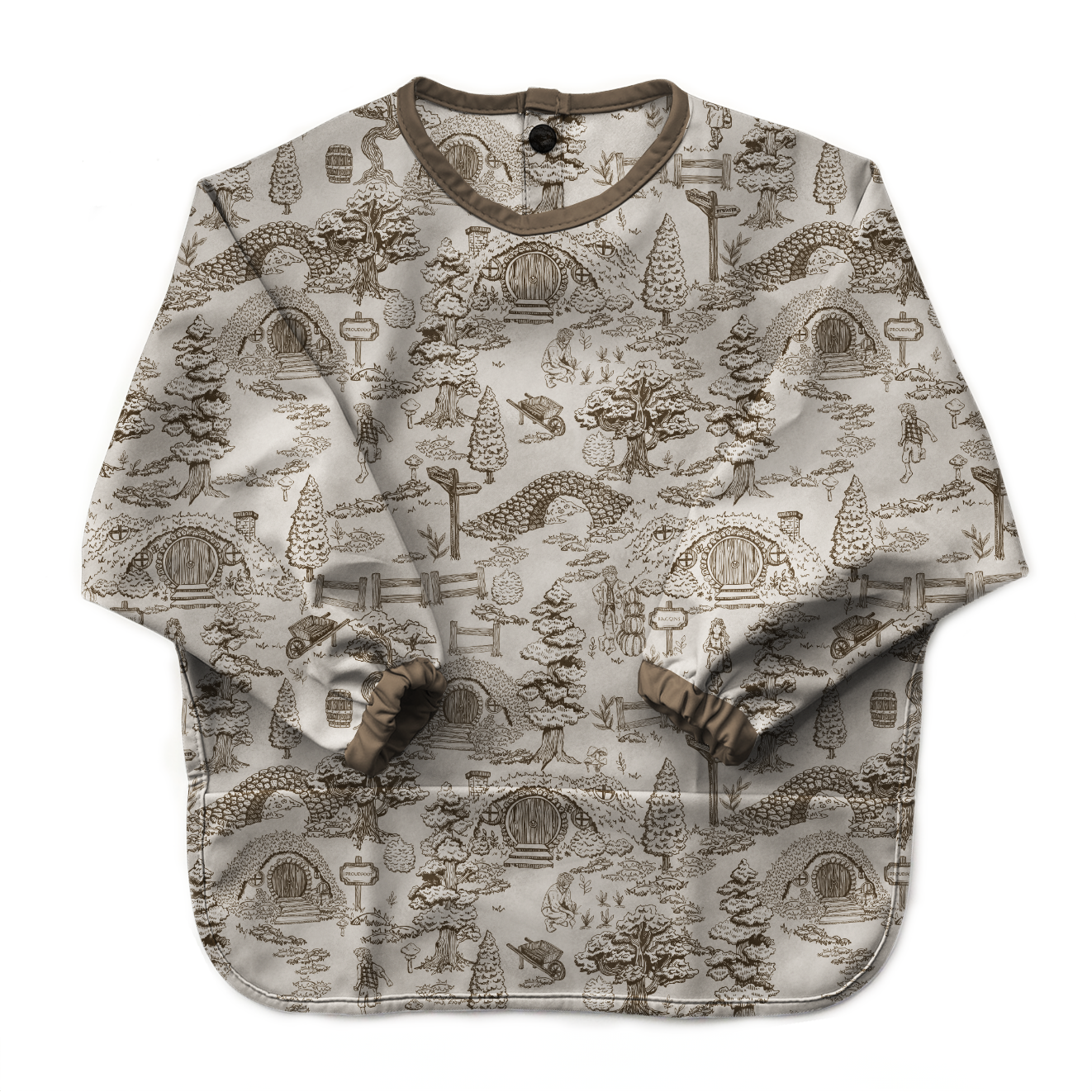 Hobbiton™ Toile Long Sleeve Recycled Plastic Smock Bib