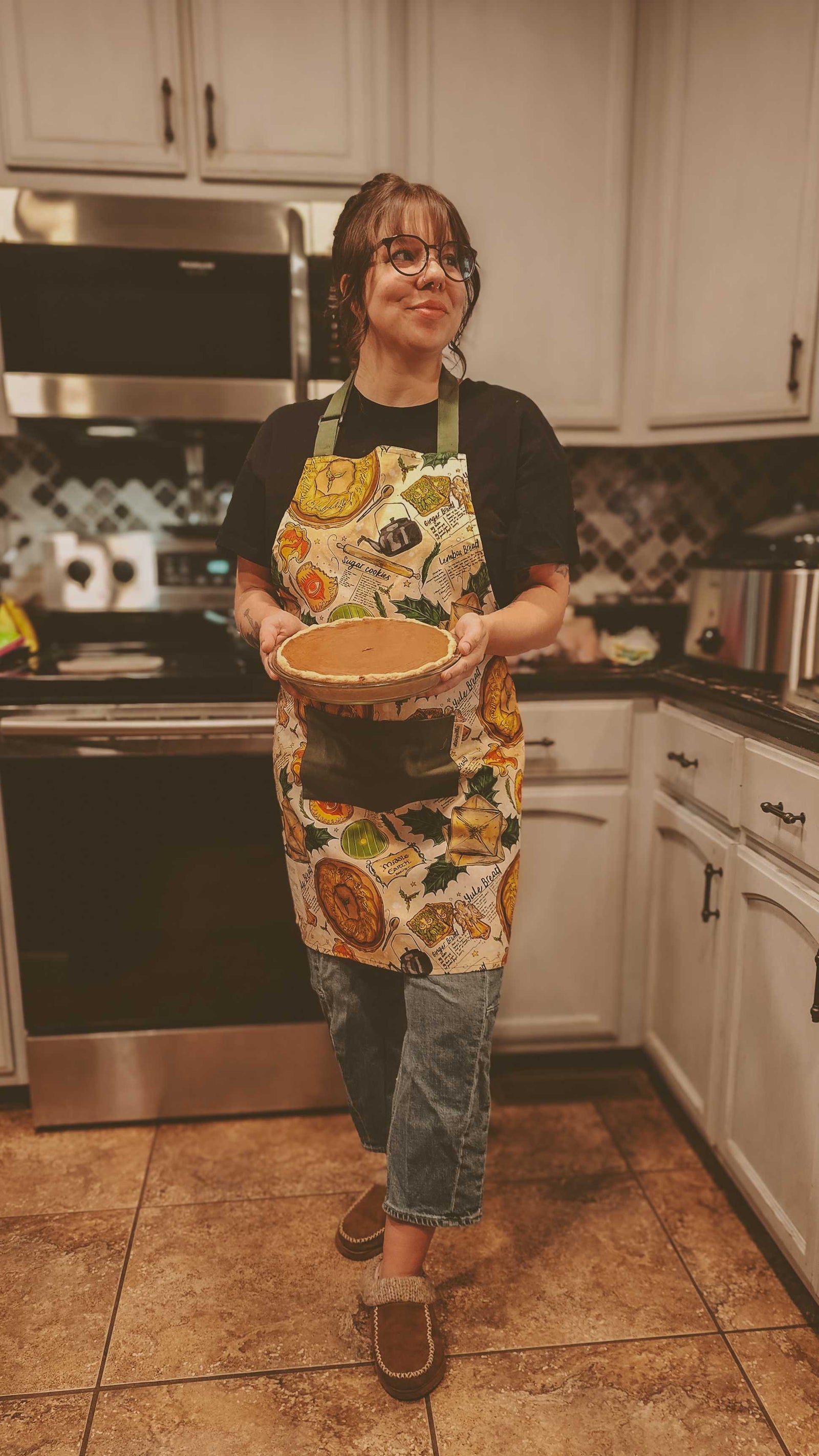 Middle-Earth™ Yuletide Elevenses™ Kitchen Aprons