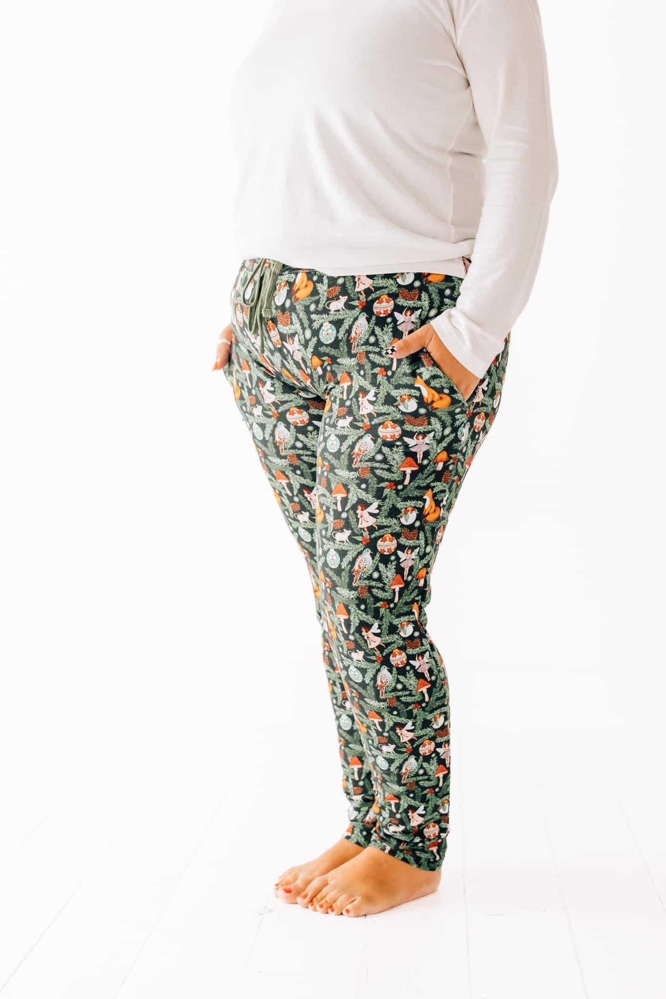 Wonderland Woods Adult Straight Leg Pajama Pants