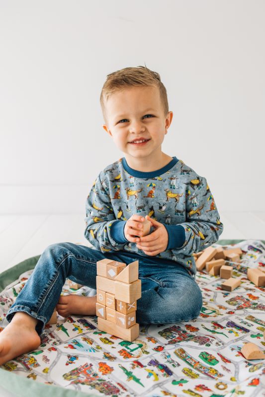 Raining Cats & Dogs Crewneck Sweatshirt