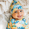 Fairytale Scales Swaddle & Hat Set