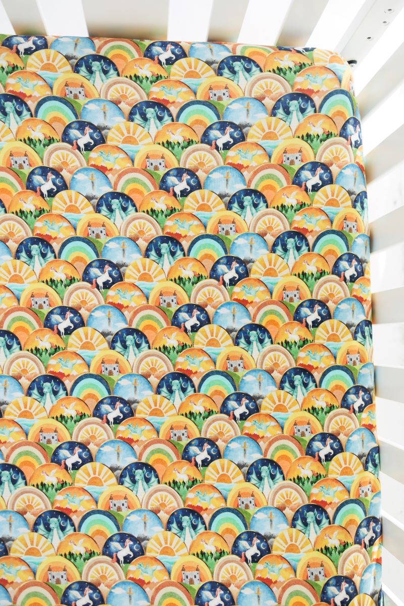 Fairytale Scales Crib Sheet