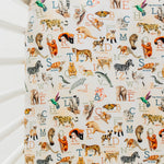 Endangered Animals Alphabet Crib Sheet