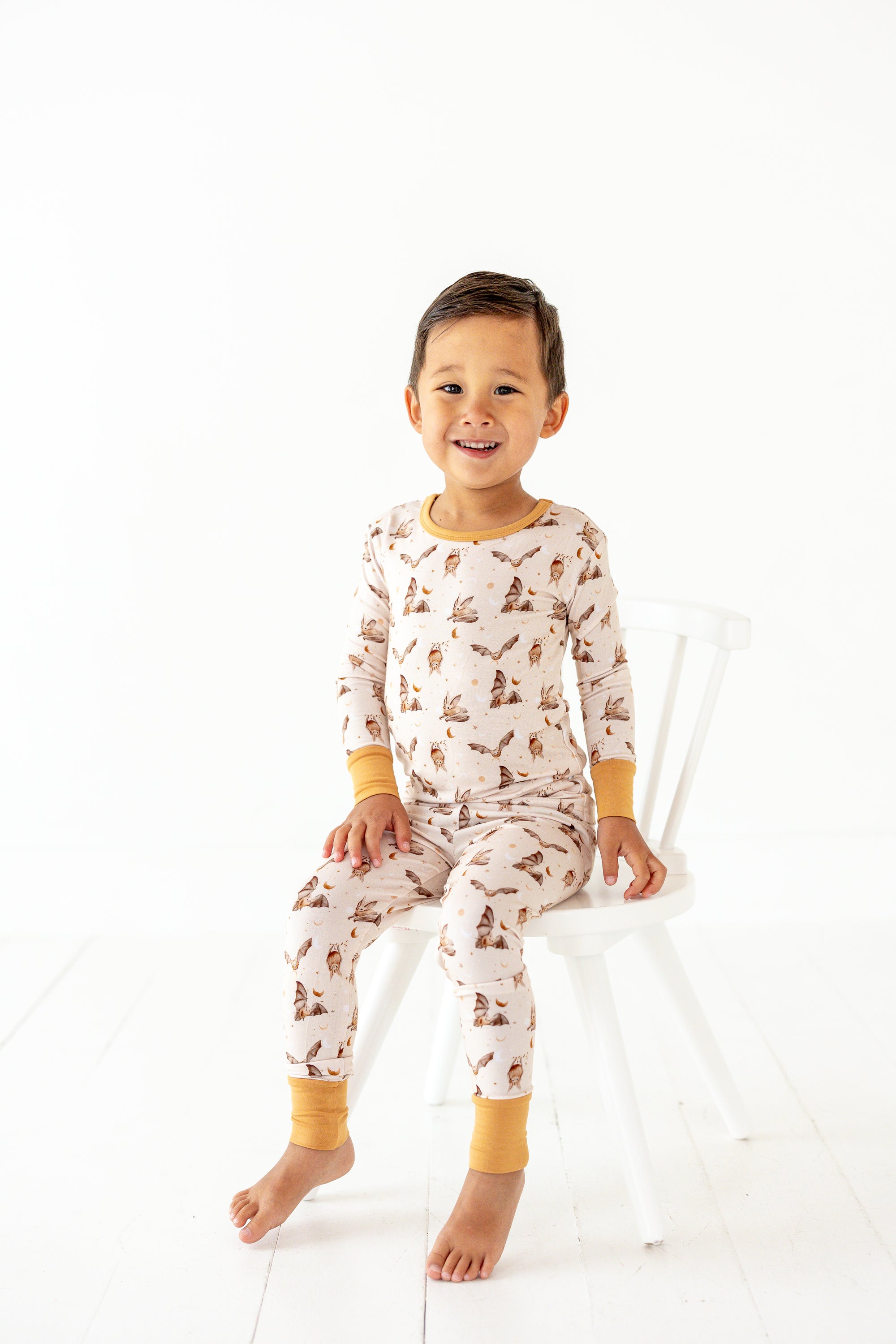 Lunar Bats Two-Piece Pajama Set (FINAL SALE)