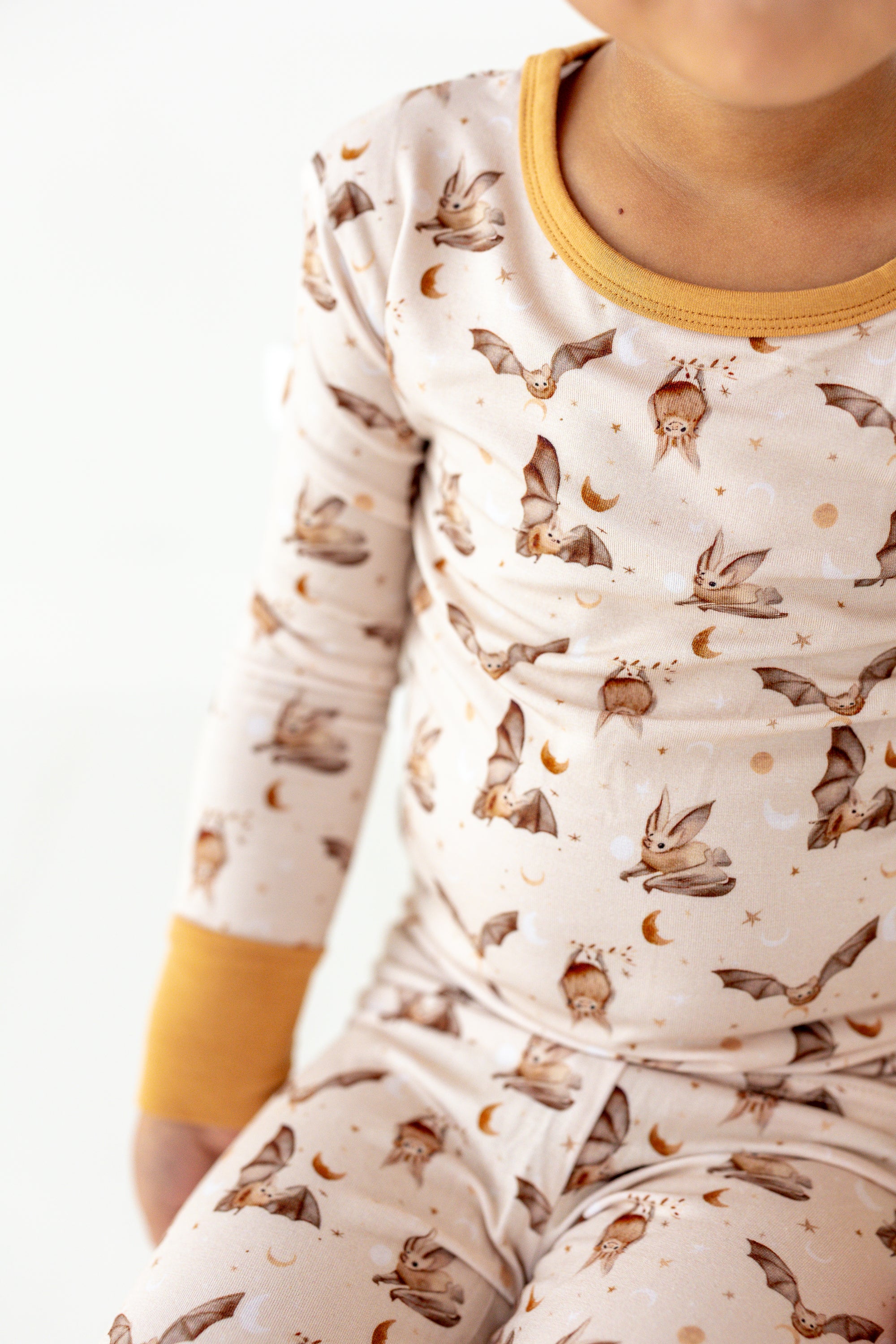 Lunar Bats Two-Piece Pajama Set (FINAL SALE)