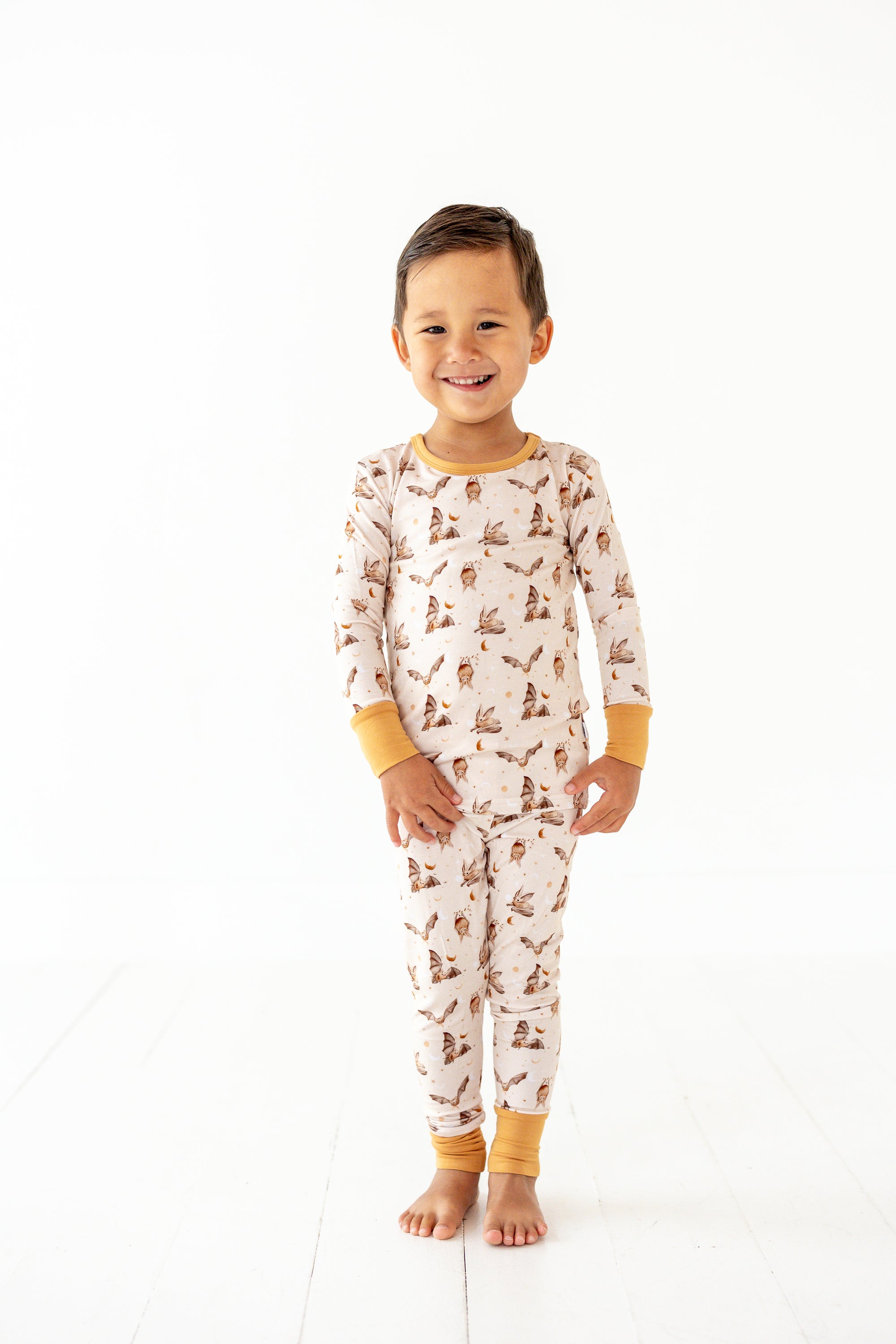 Lunar Bats Two-Piece Pajama Set (FINAL SALE)