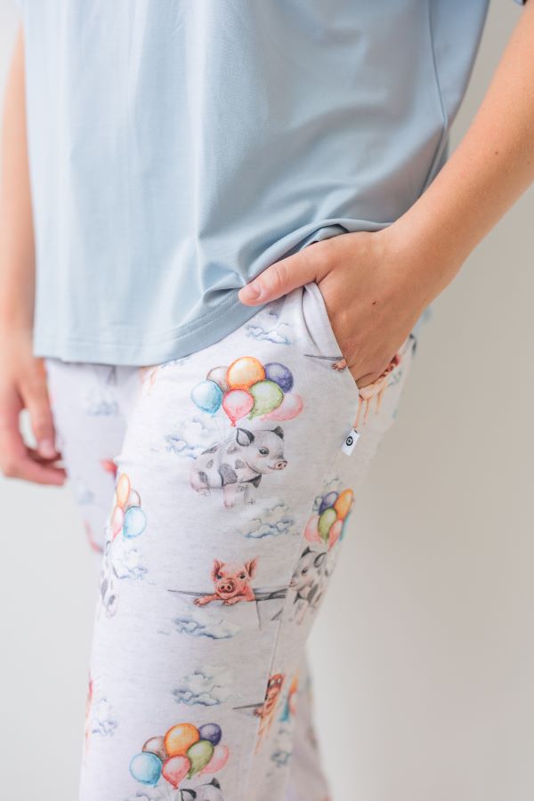 When Pigs Fly Adult Jogger Pajama Pants