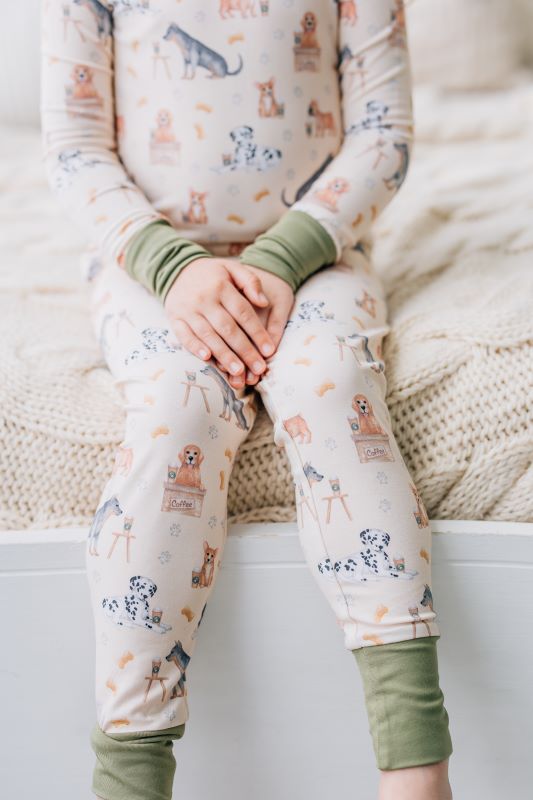 Pup Cup Two-Piece Pajama Set