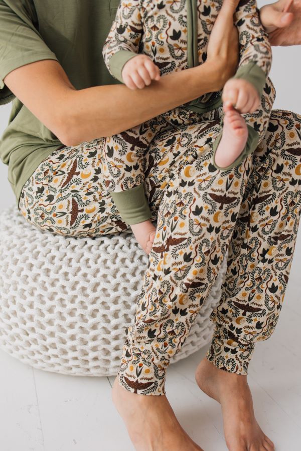 Moonlight Botanical Adult Jogger Pajama Pants