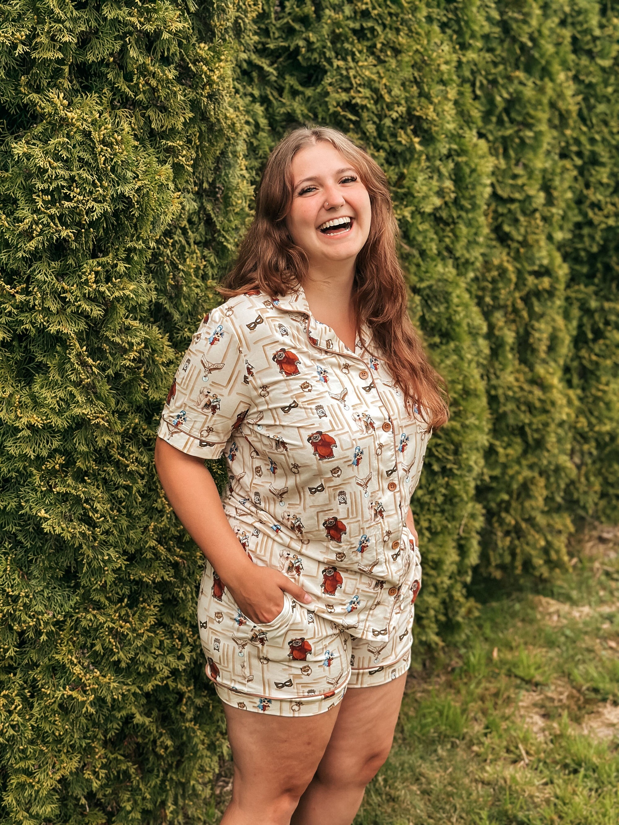 Labyrinth™ Icons Women's Relaxed Short-Sleeve PJ Set