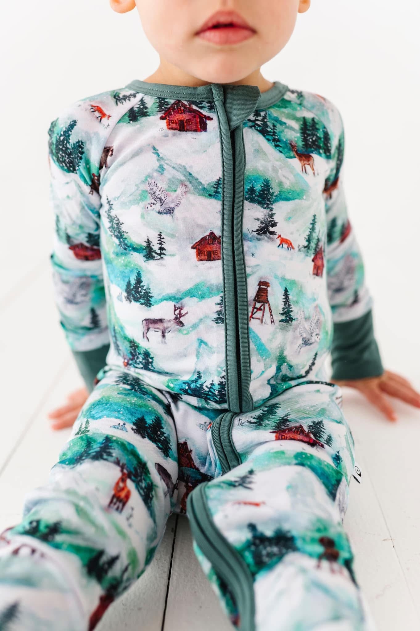 Alpine Peaks Zip Romper