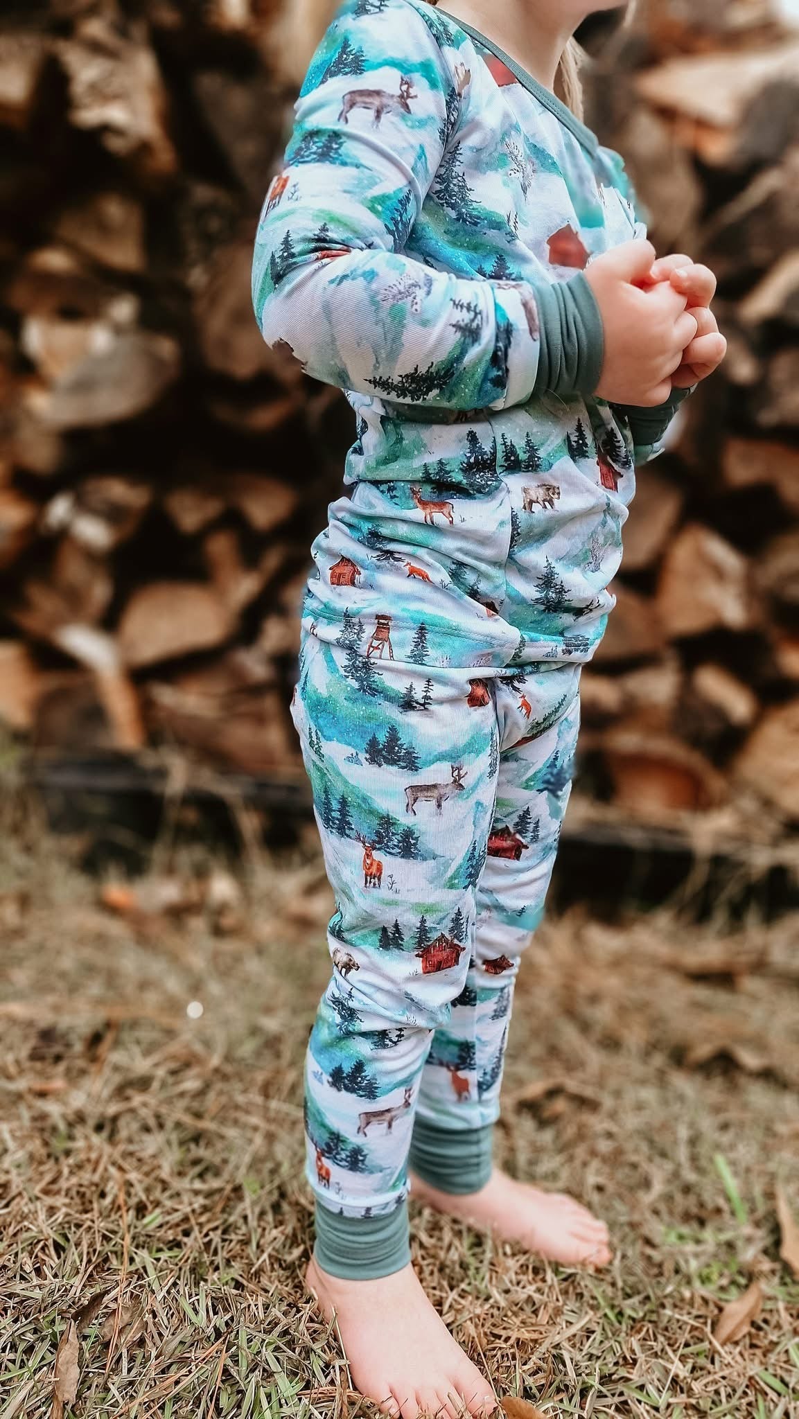 Alpine Peaks Two-Piece Pajama set