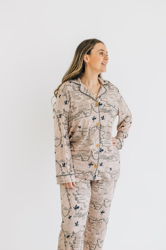 Wyvern Way Women's Relaxed Long-Sleeve PJ Set