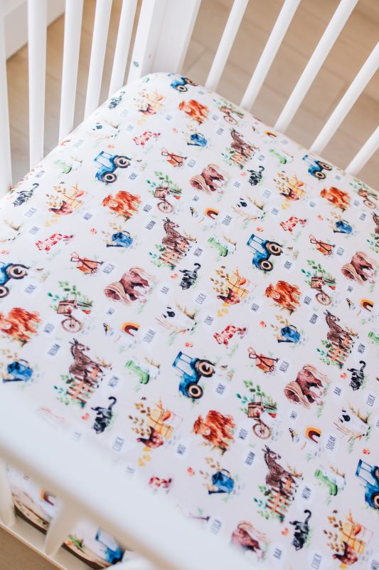 Pasture Bedtime Crib Sheet