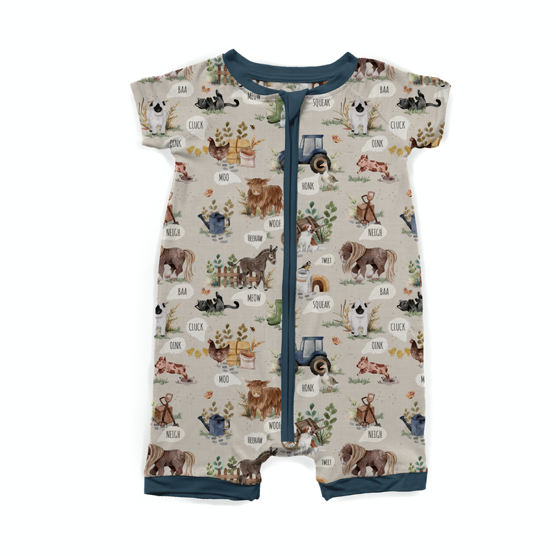 Pasture Bedtime Shortie Romper