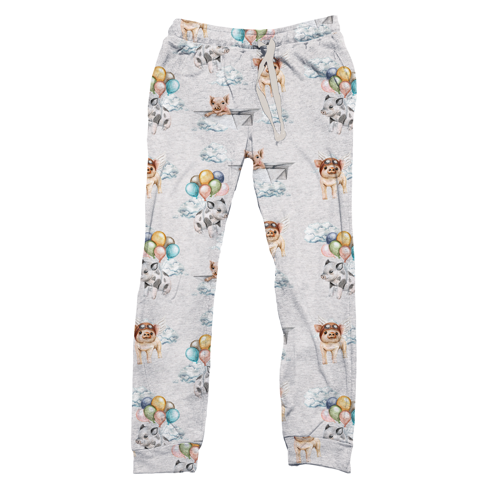 When Pigs Fly Adult Jogger Pajama Pants