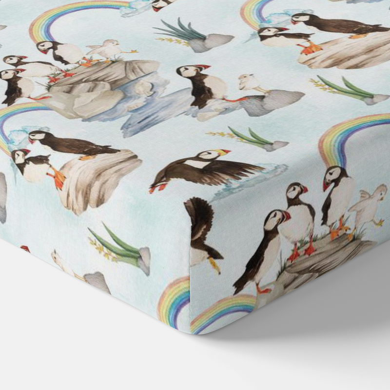 Puffin Point Crib Sheet