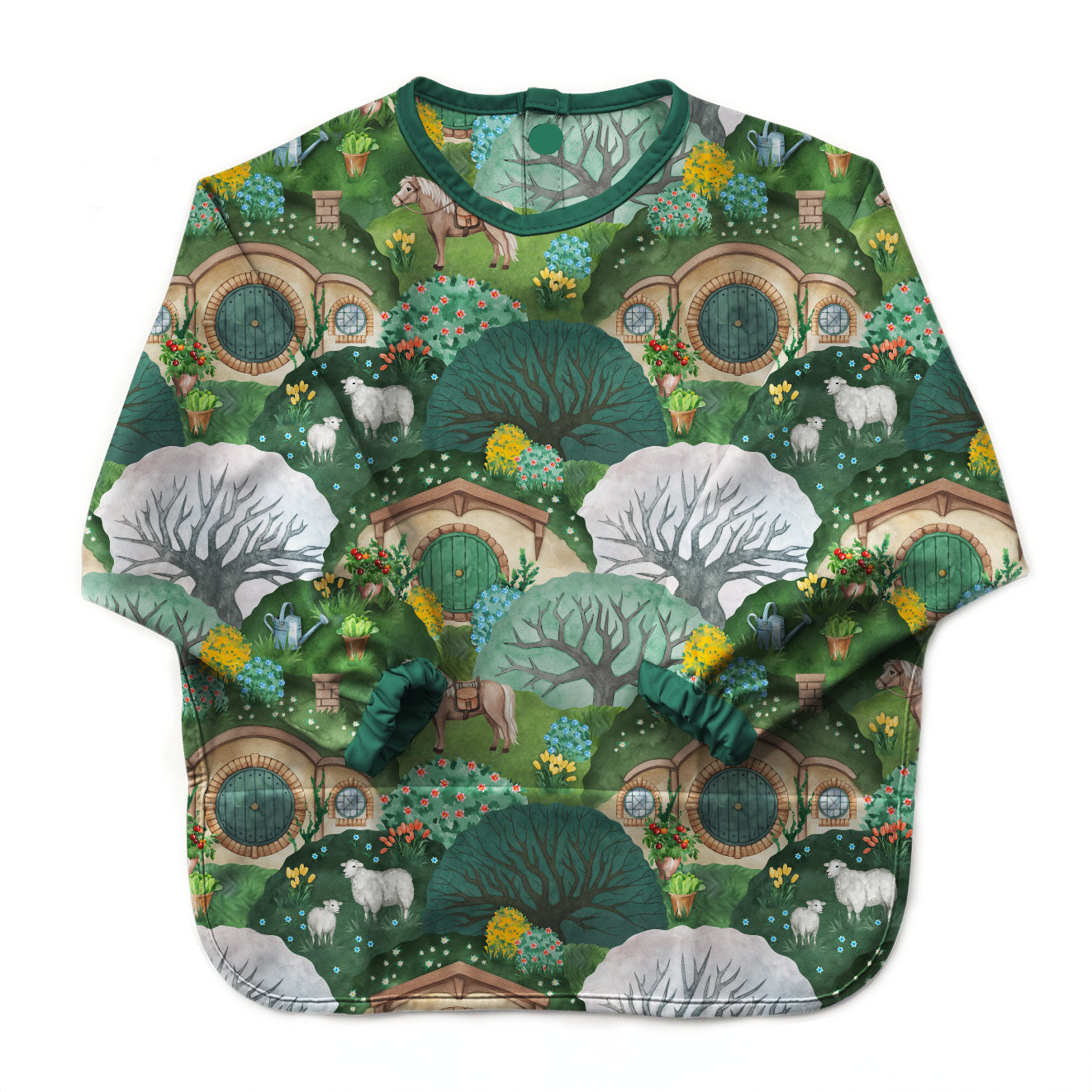 The Shire™ In Bloom Long Sleeve Recycled Plastic Smock Bib