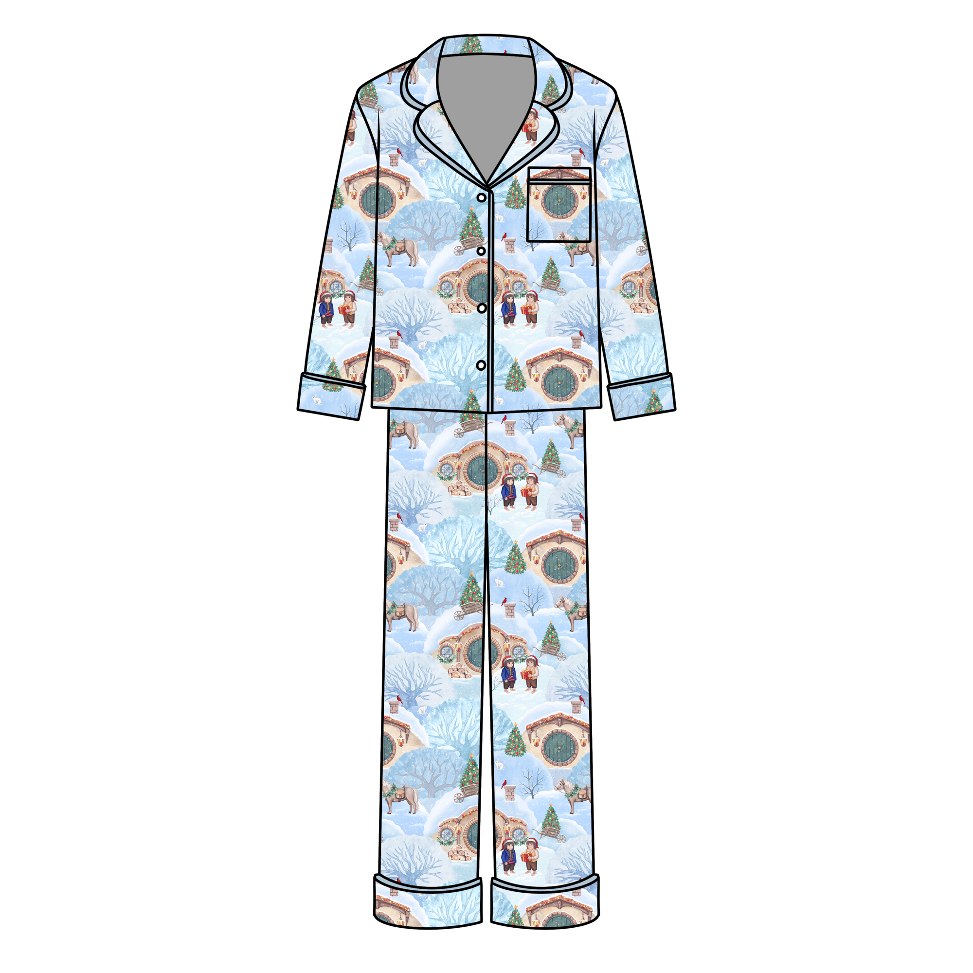 The Shire™ In Winter Christmas Women's Relaxed Long-Sleeve PJ Set