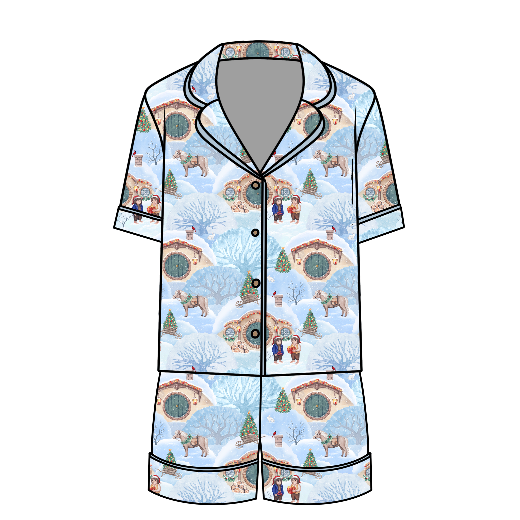 The Shire™ In Winter Relaxed Short-Sleeve PJ Set