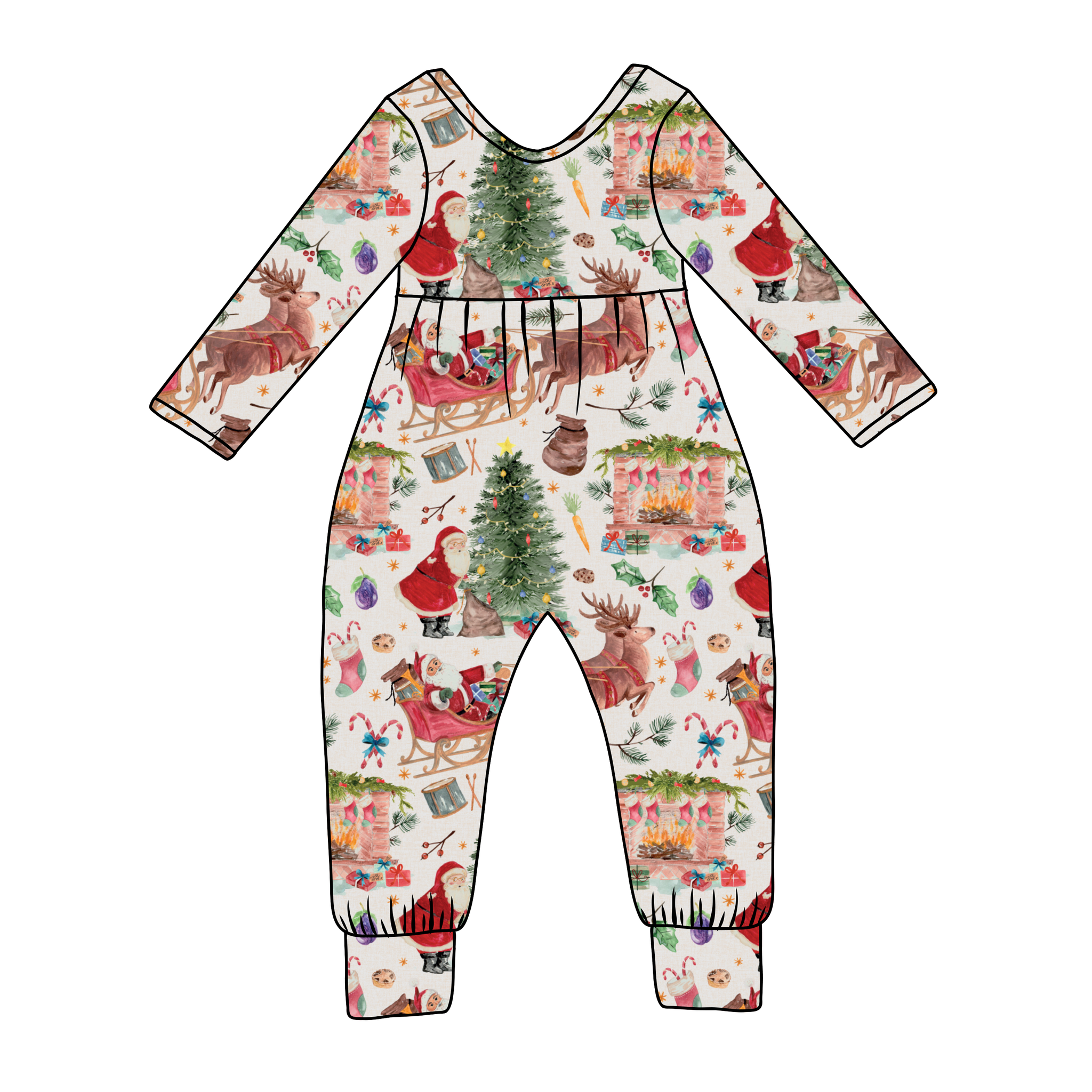 Vintage Santa Kids’ Twiggy Romper