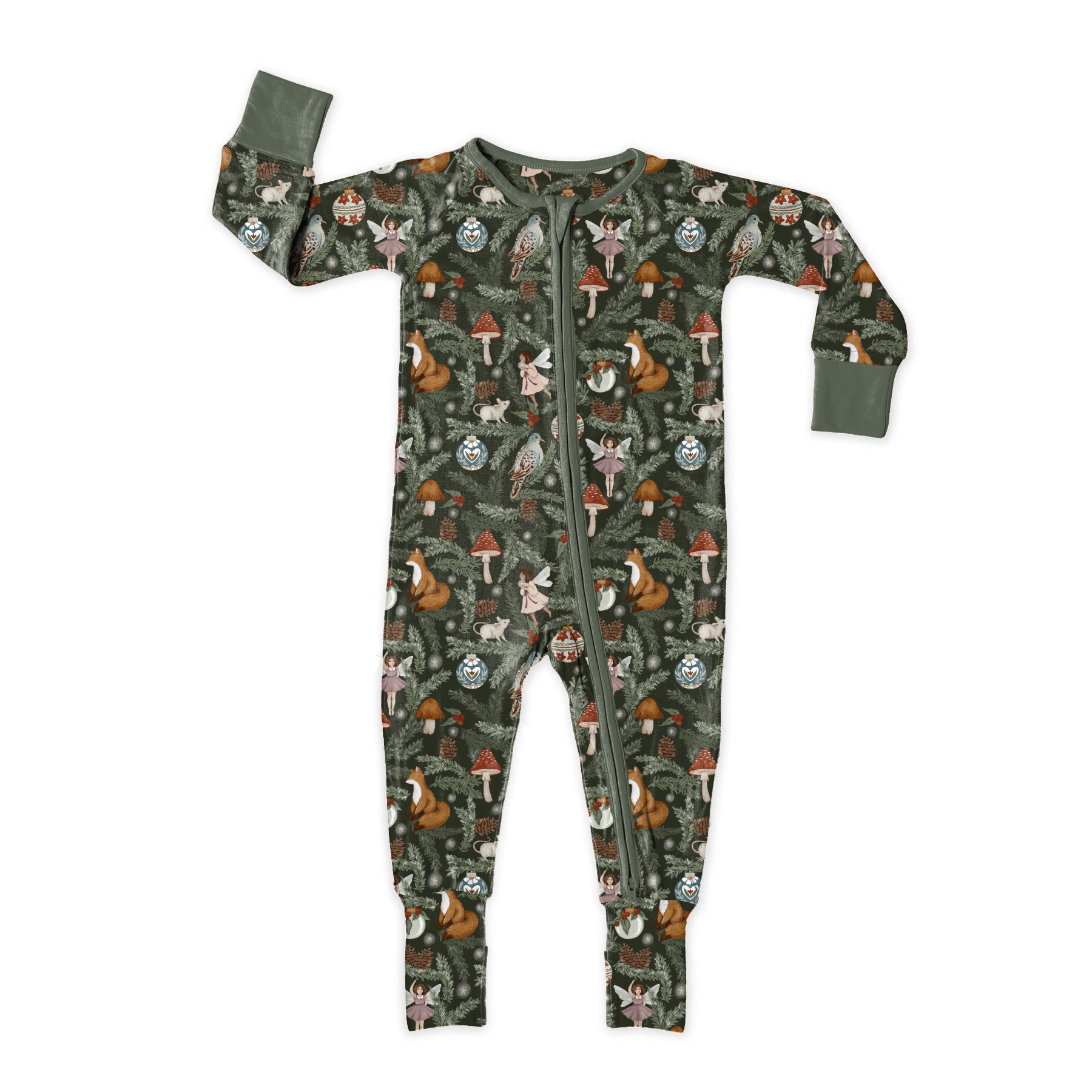 Wonderland Woods Zip Romper