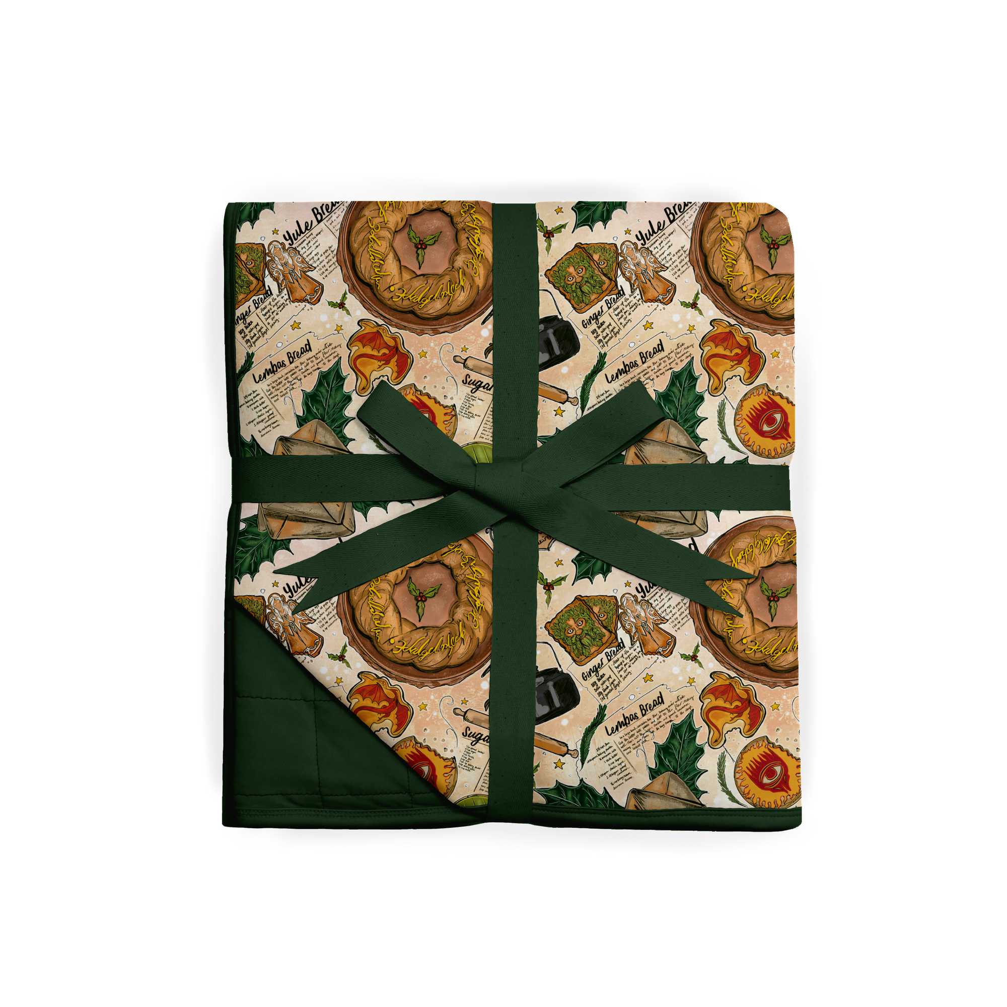 Middle-Earth™ Yuletide Elevenses™ Quilted Oversized Blanket